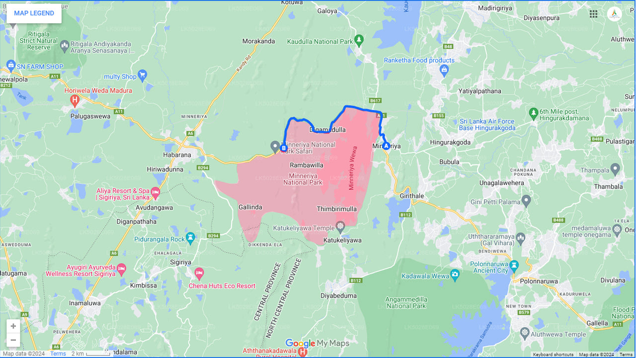 Safari privado "Gran encuentro de elefantes" desde Minneriya