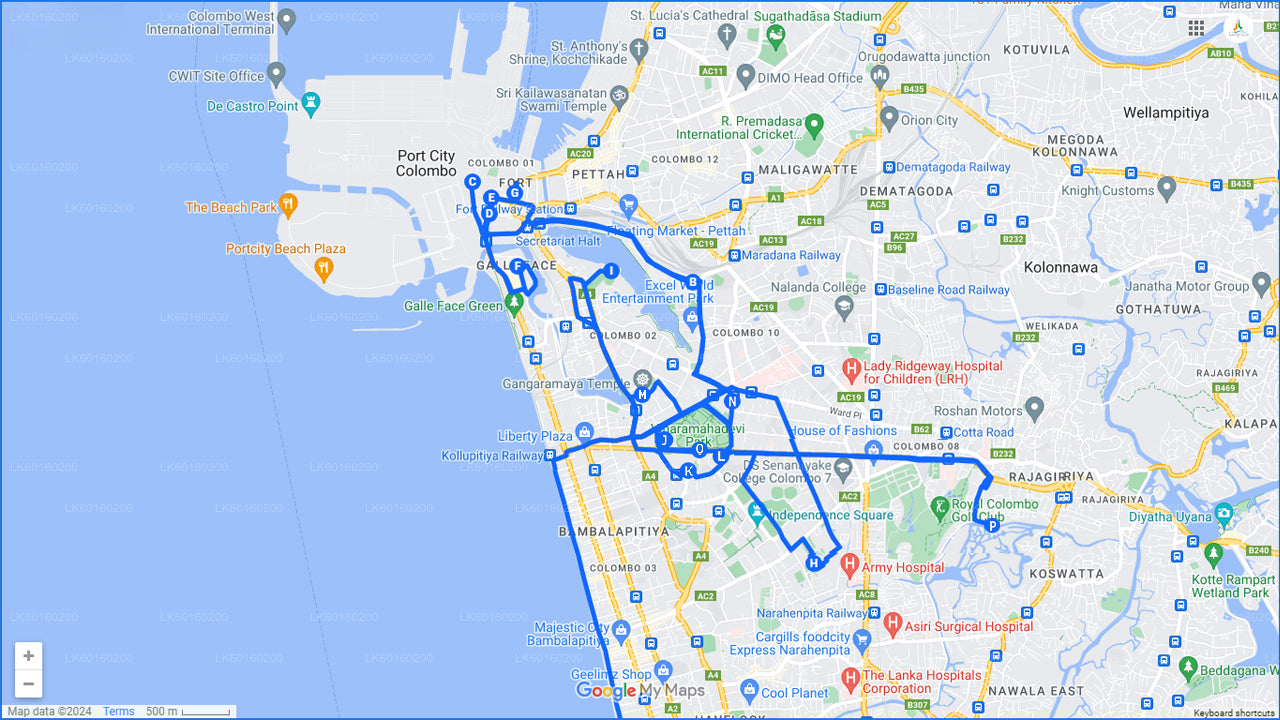 Excursión a la ciudad de Colombo desde Kalutara