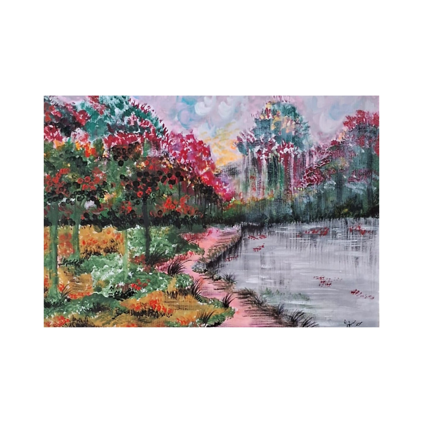 Lakpura® Verano en el bosque Arte de pared