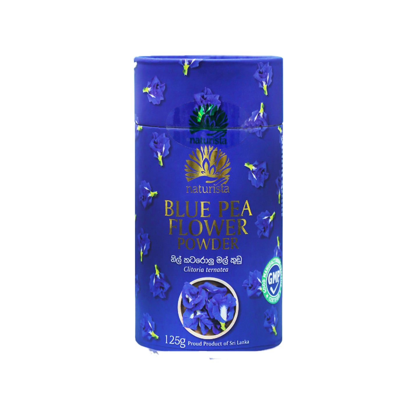 Polvo de Flor de Guisante Azul Naturista (125 g)