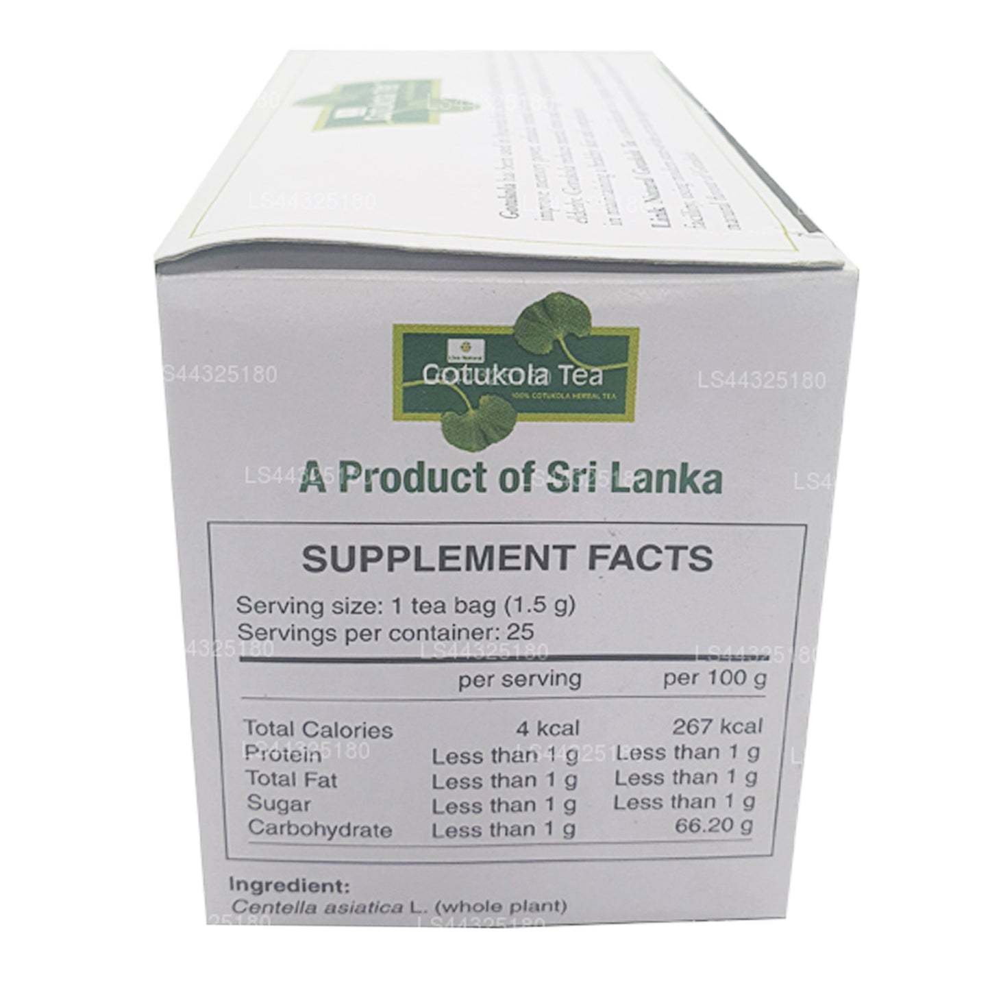 Té de hierbas Link Gotukola (37,5 g) (25 bolsitas de té)