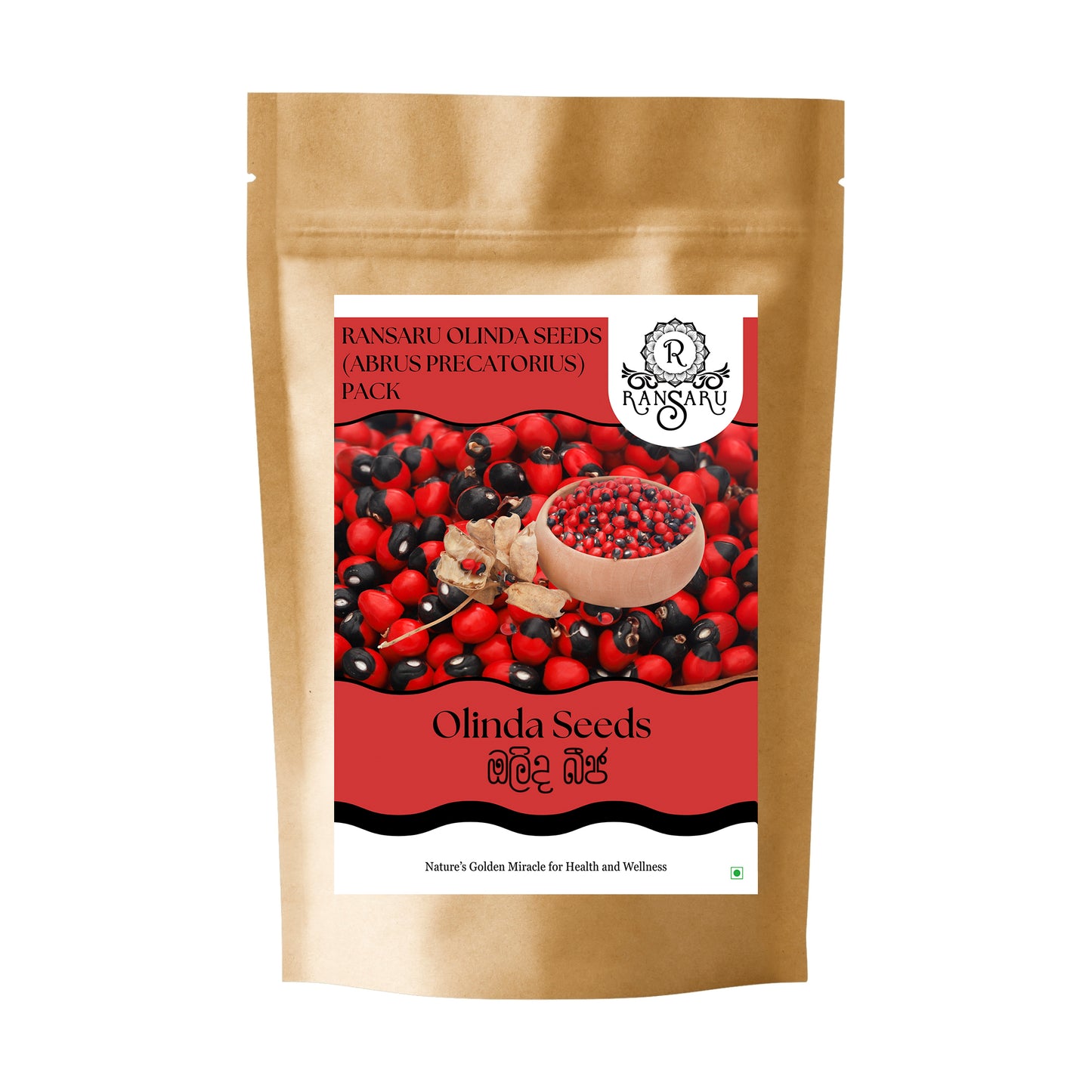 Ransaru Olinda Seeds (Abrus Precatorius) Pack