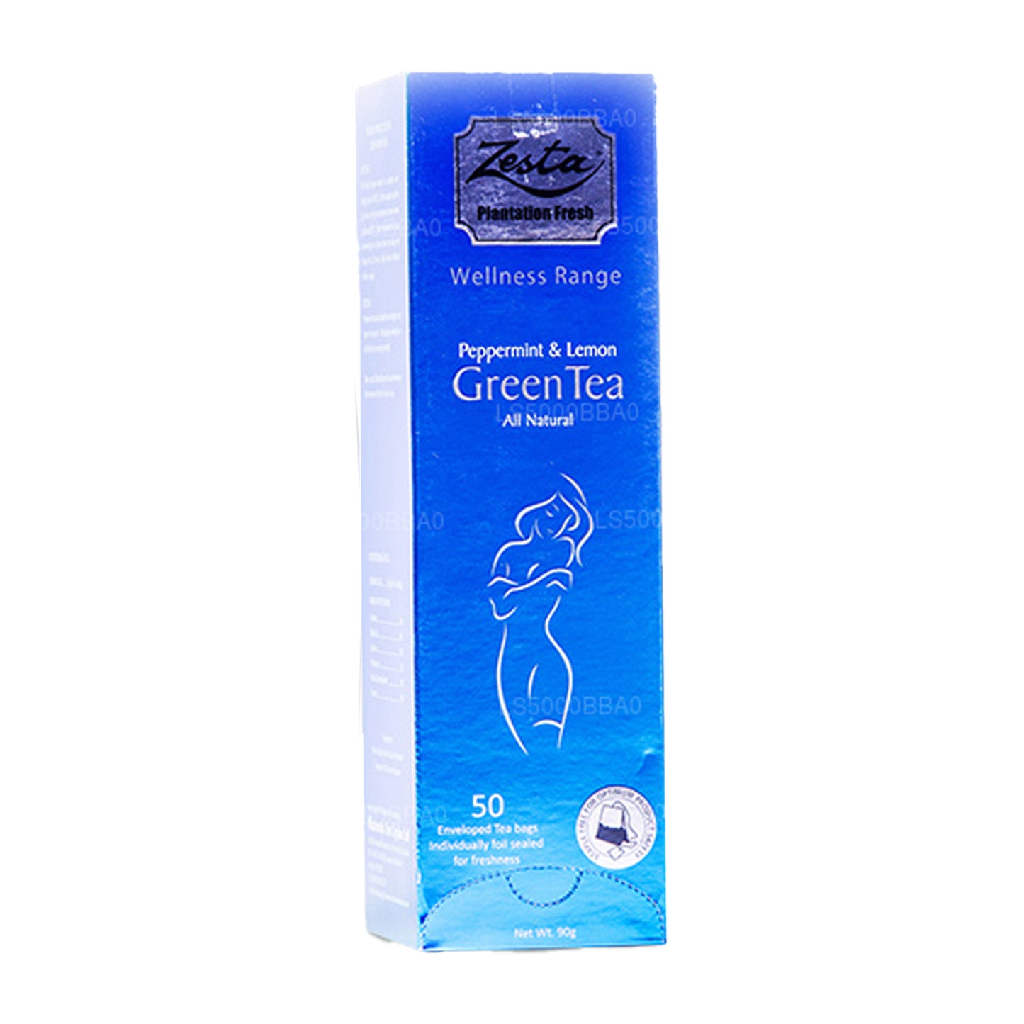 Té verde de menta y limón Zesta, 50 bolsitas de té (90 g)