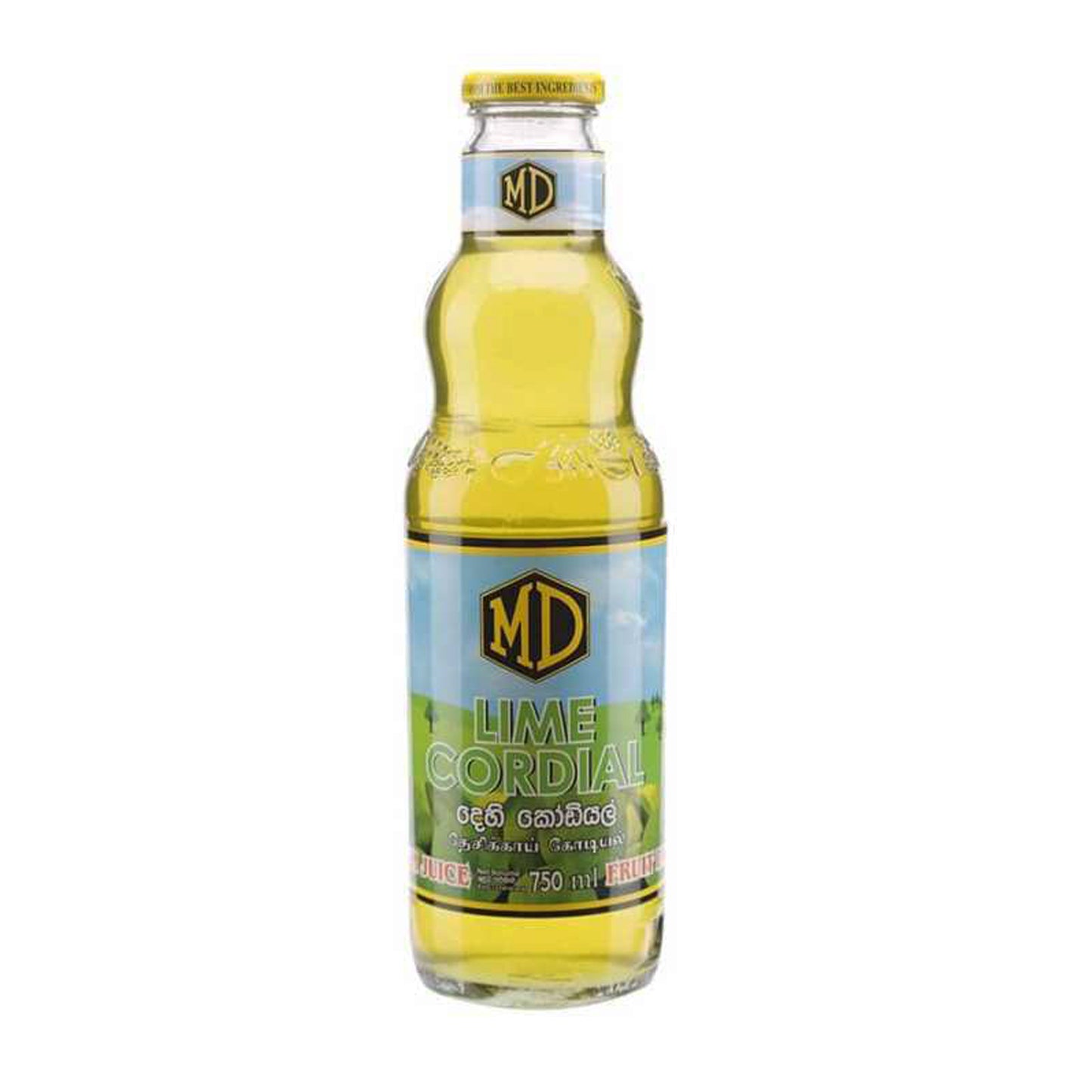 MD Lime Cordial (750 ml)