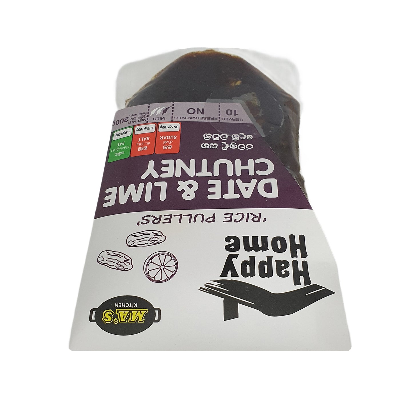 Chutney de dátiles y lima de MA Kitchen (200 g)