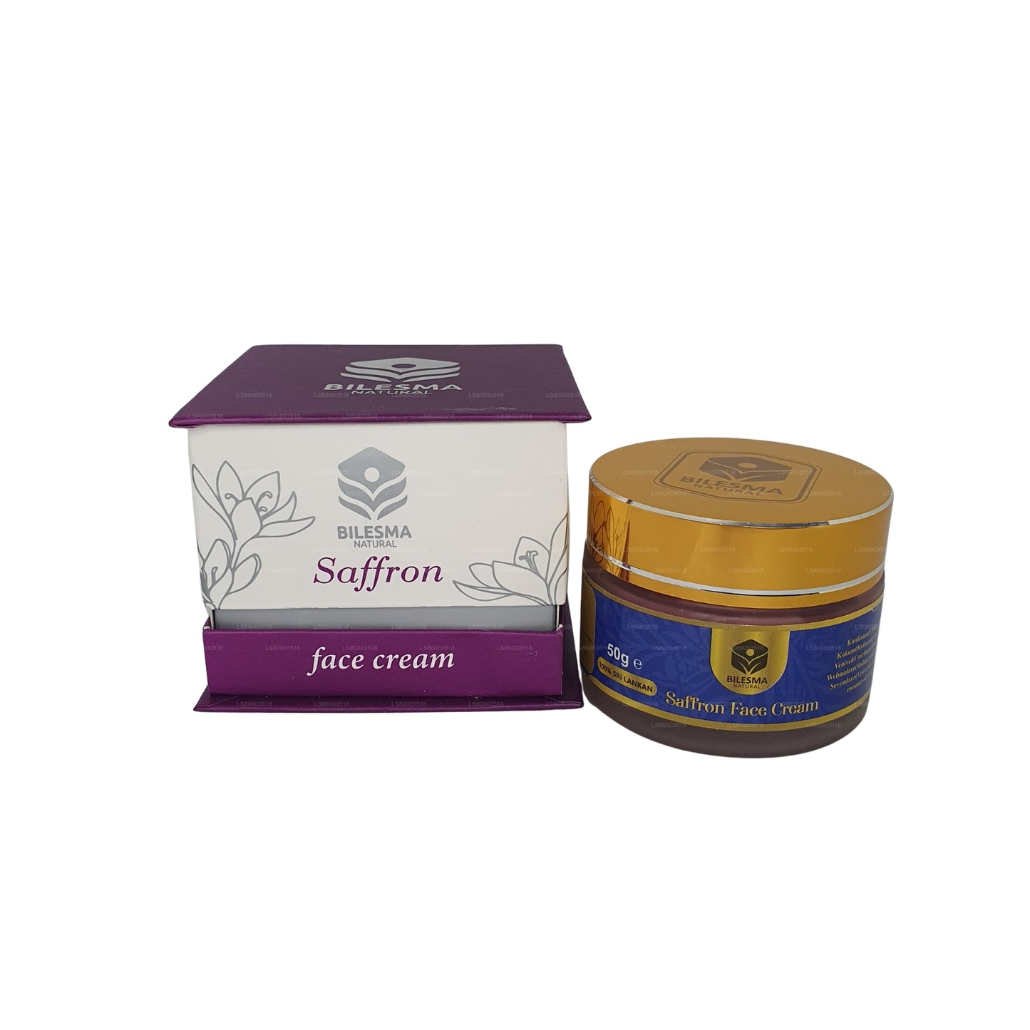 Crema Facial de Azafrán Natural Bilesma (50 ml)