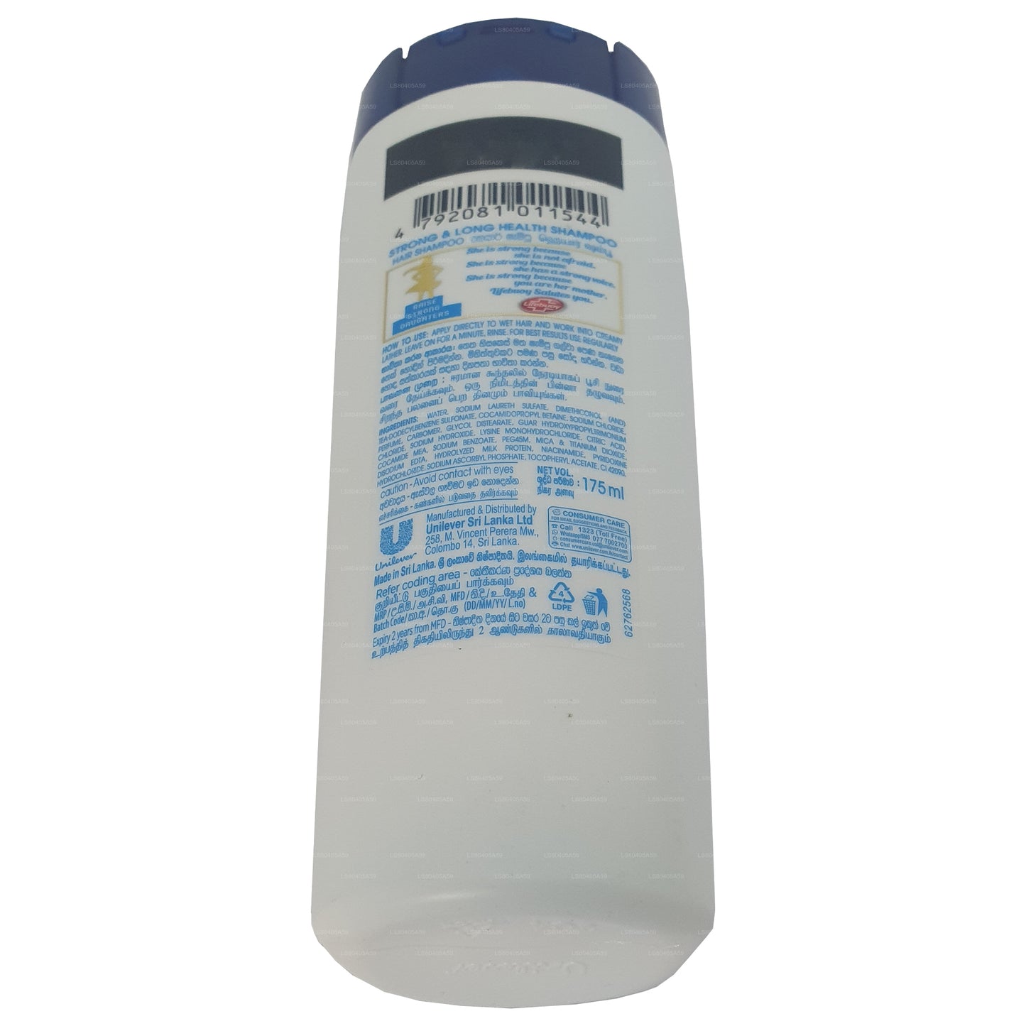 Champú Lifebuoy Health Strong & Long (175 ml)