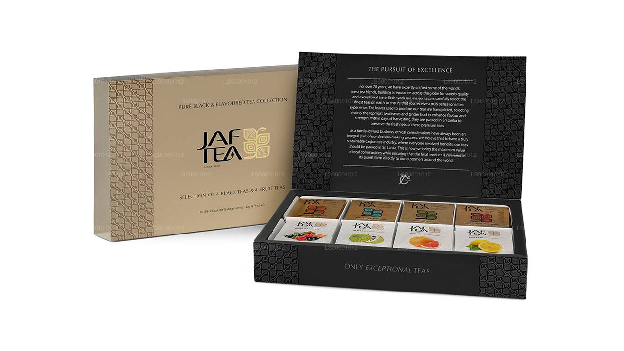 Jaf Tea Pure Black & Flavored Black Tea Foil Envelop Tea Bags (140g)