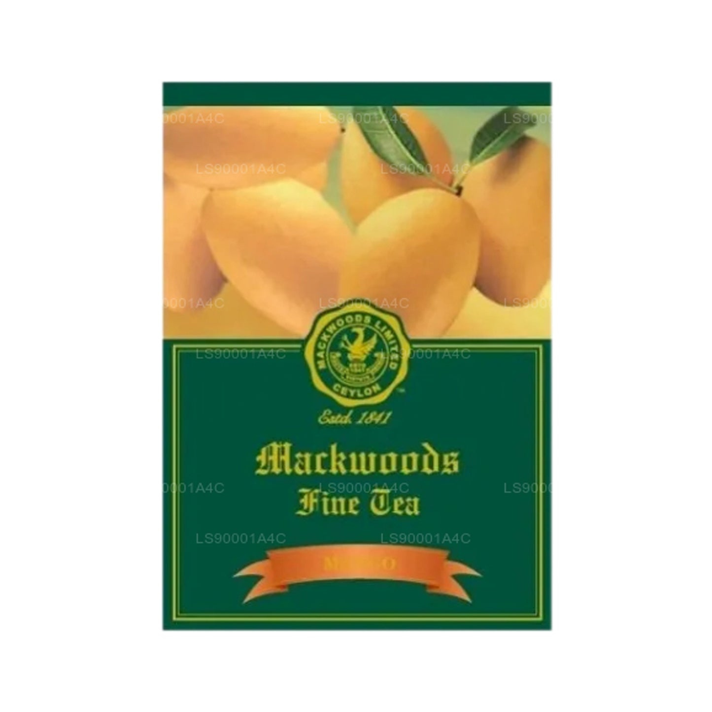 Mackwoods Mango Flavoured Single Estate Black Tea 25 Enveloped Tea Bags (50g)