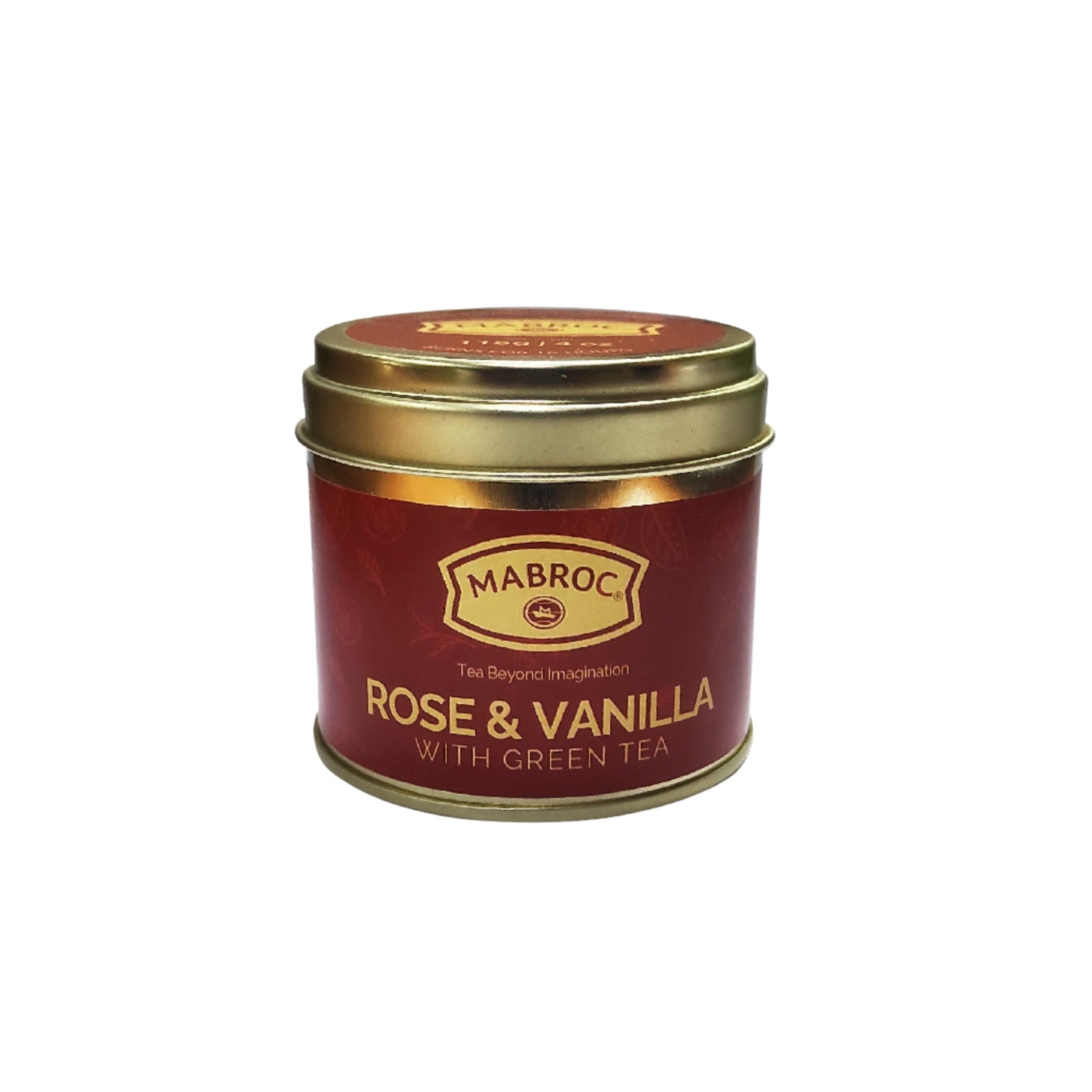 Vela Mabroc con infusión de té, rosa y vainilla con té verde (118g)