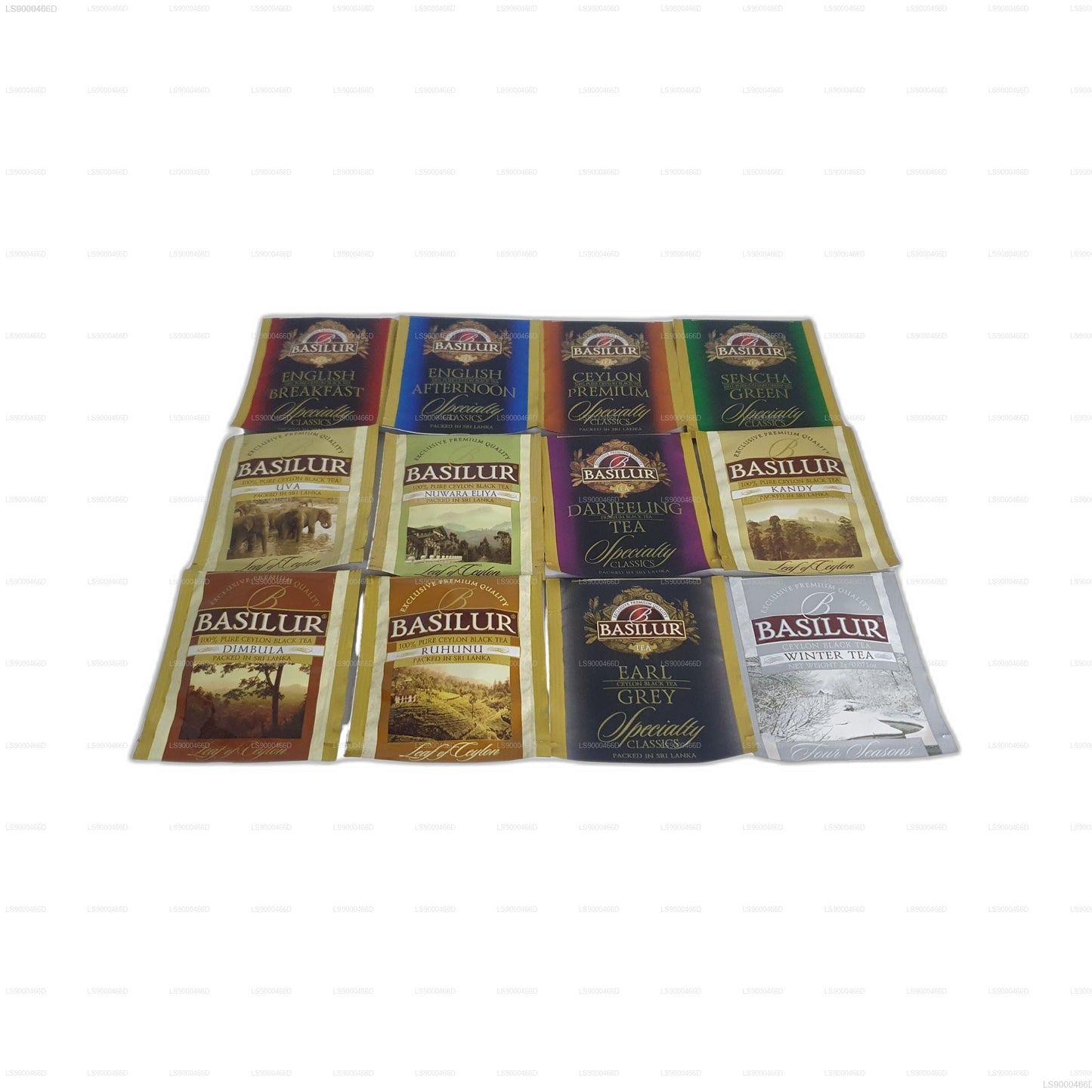 Basilur Executive Gifts - Presentador de Madera Surtido (235 g) - 120 Bolsitas de Té