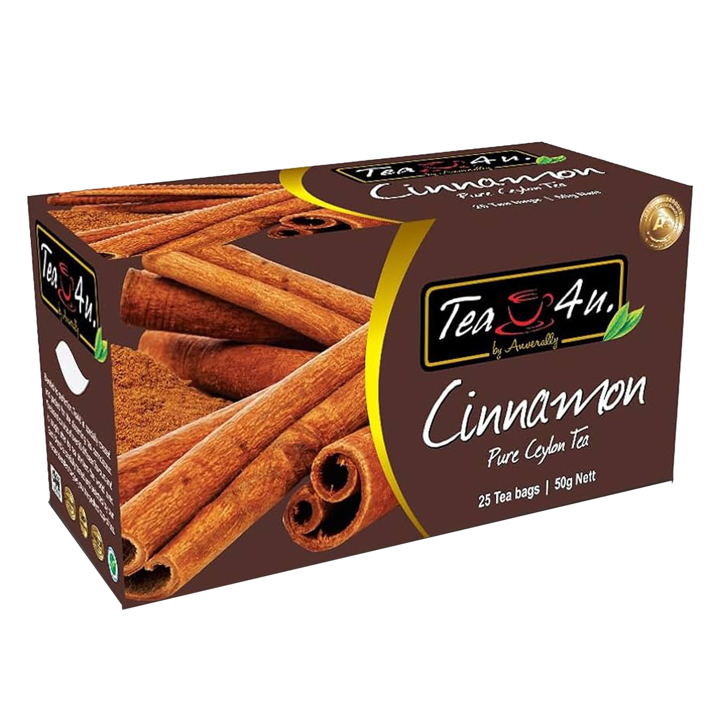 Té de canela Tea4U (50 g) 25 bolsitas de té