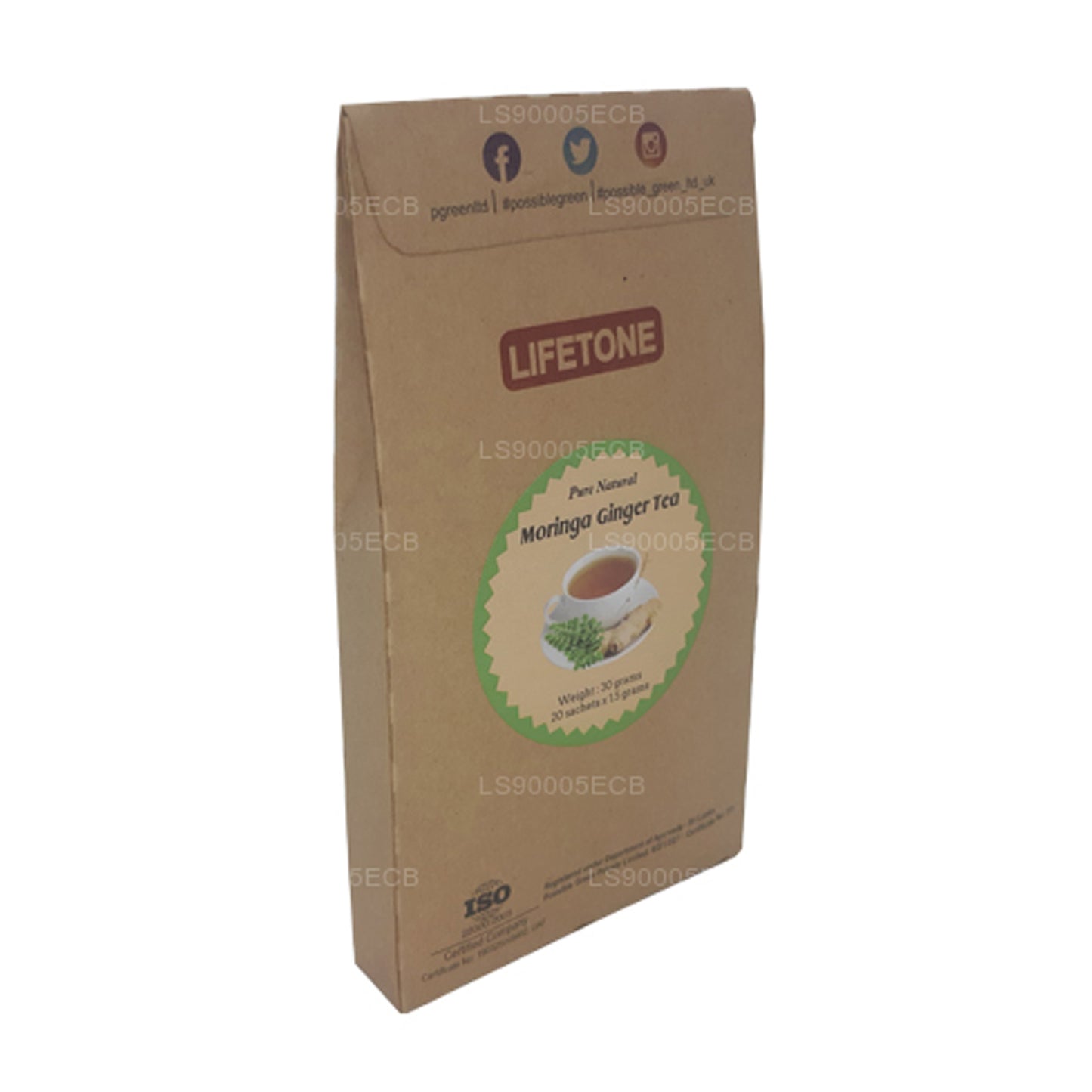 Lifetone Ginger Moringa Tea (30g)