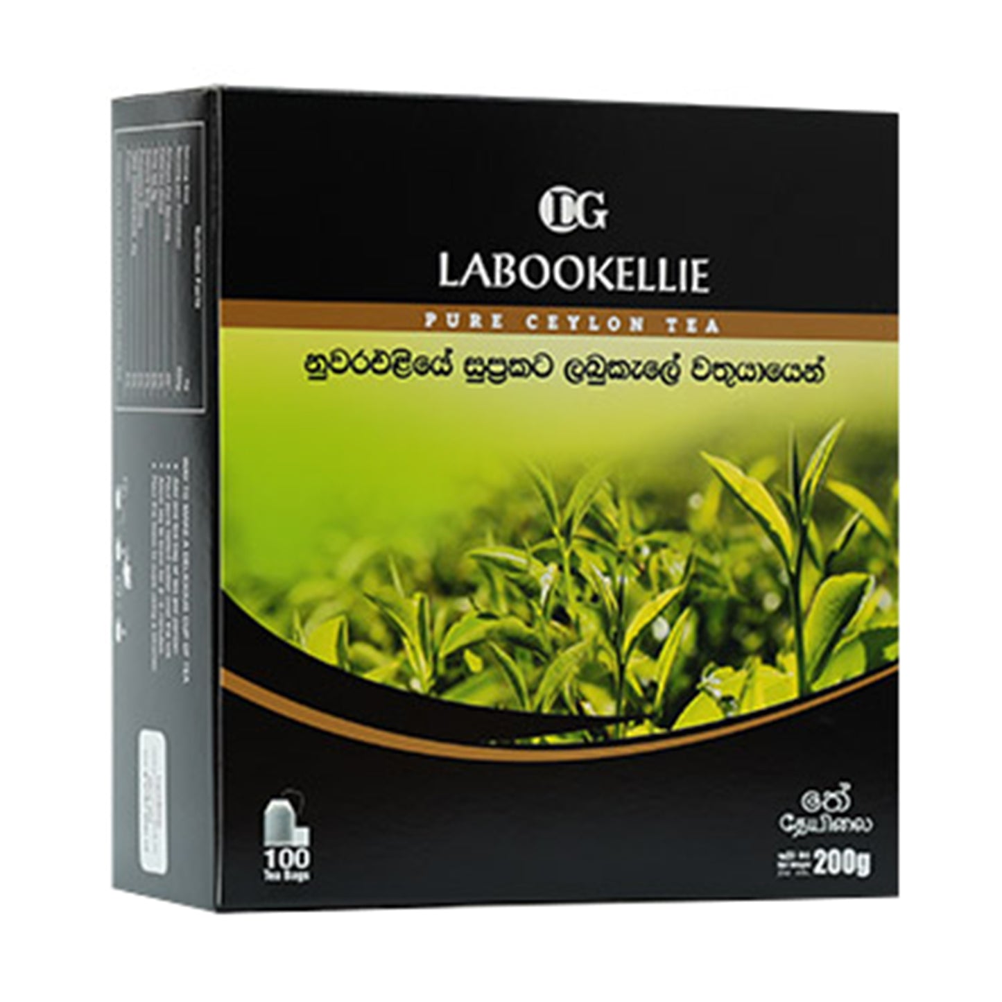 Té negro de Ceilán DG Labookellie (50 g) 25 bolsitas de té