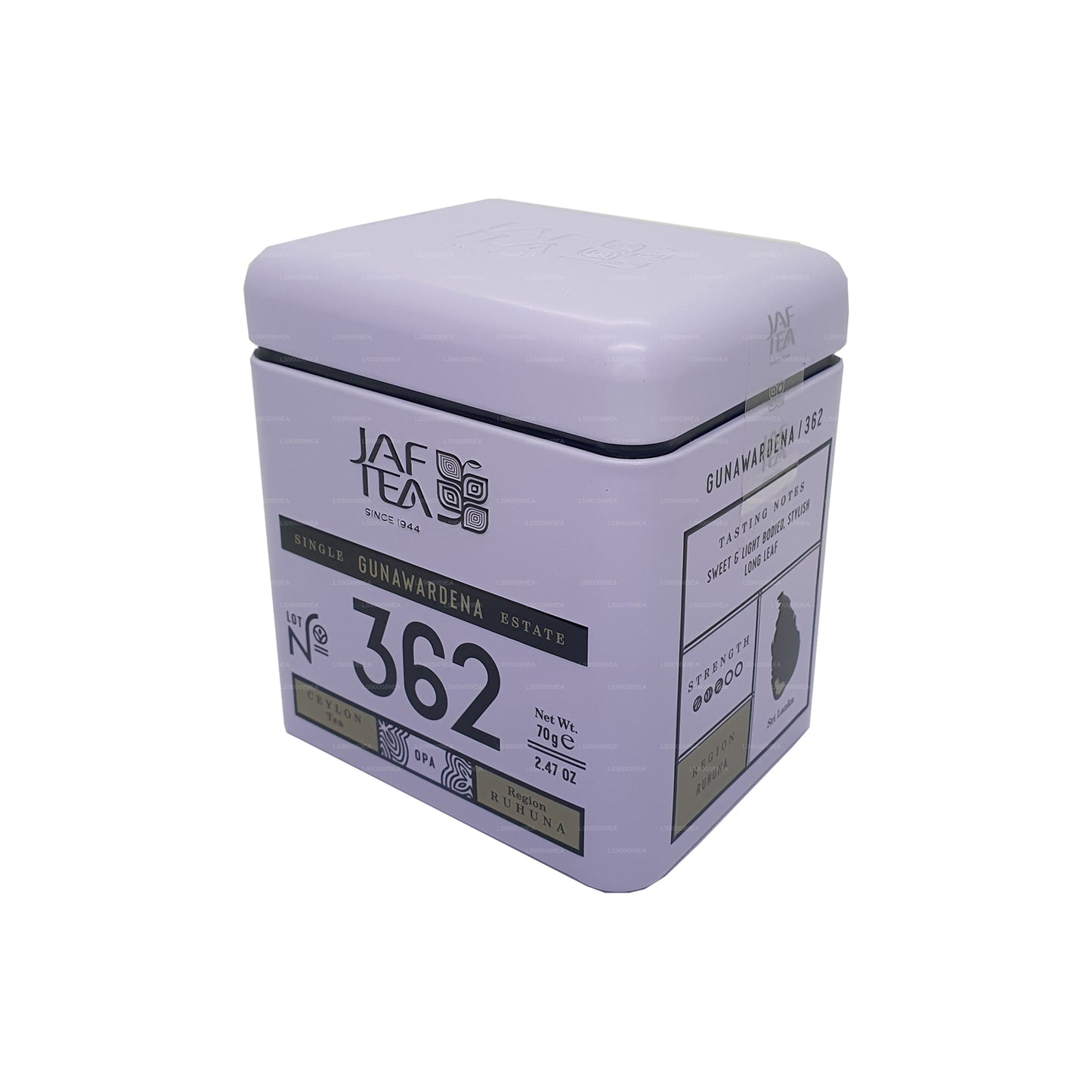 Lata de té Jaf de la colección Single Estate Gunawardena (70 g)