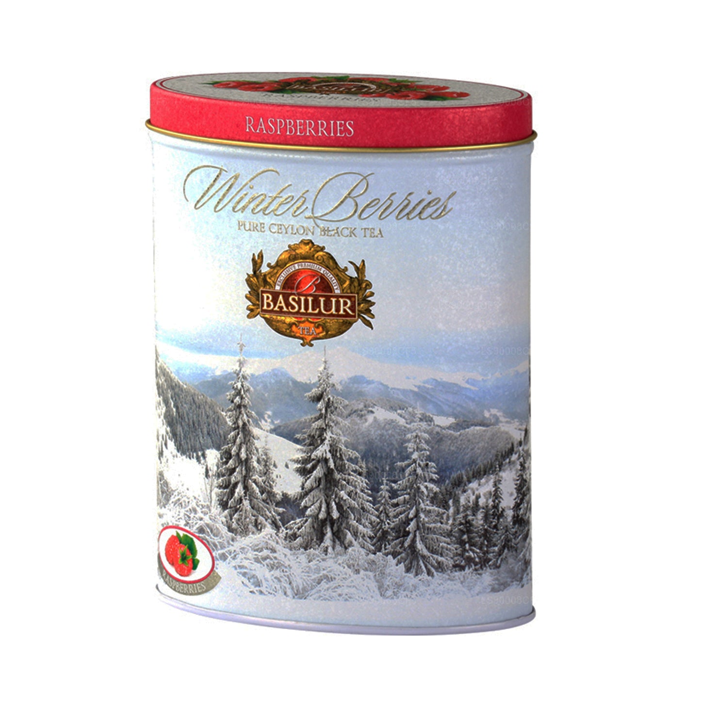 Lata de bayas de invierno «Frambuesas» (100 g) de Basilur