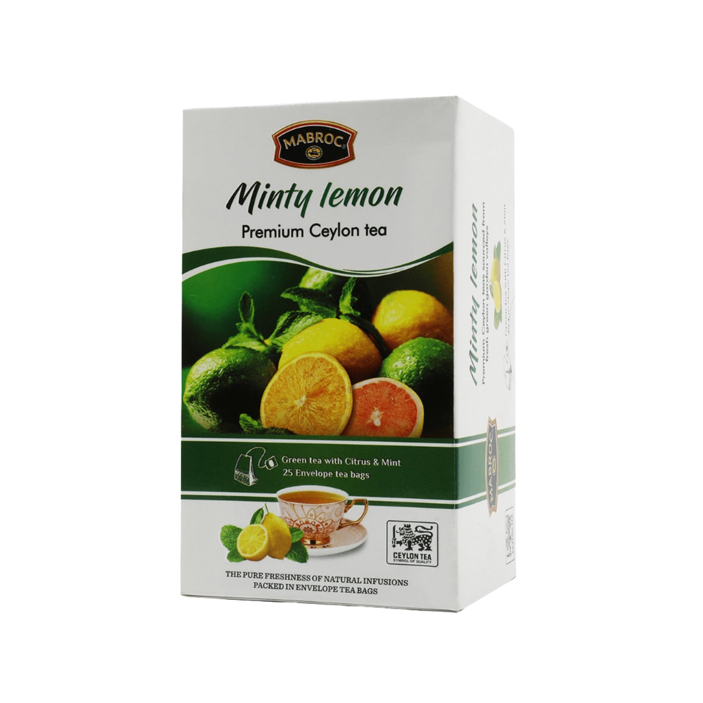 Té de Menta y Limón Mabroc Fruity Range (37.5g) 25 bolsitas