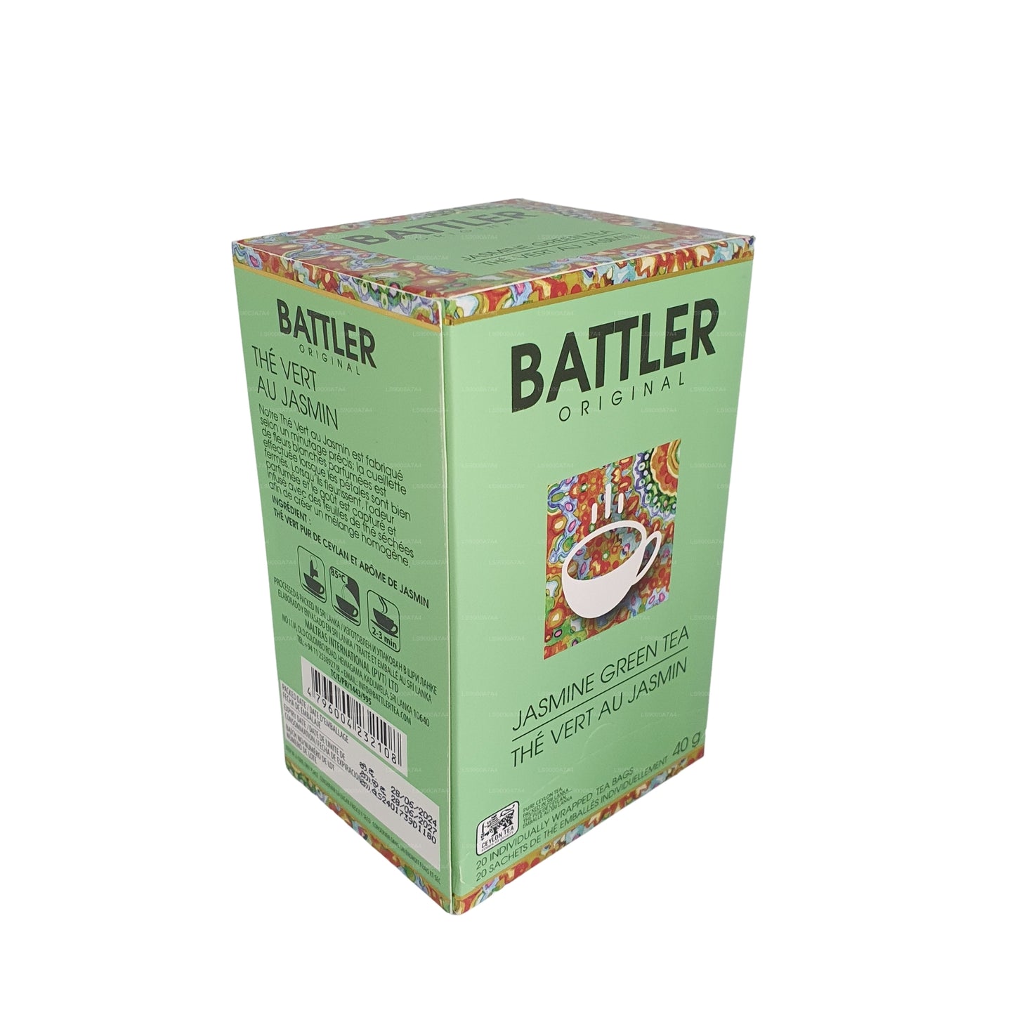 Té Verde Jazmín Original Battler (40 g) 20 Bolsitas