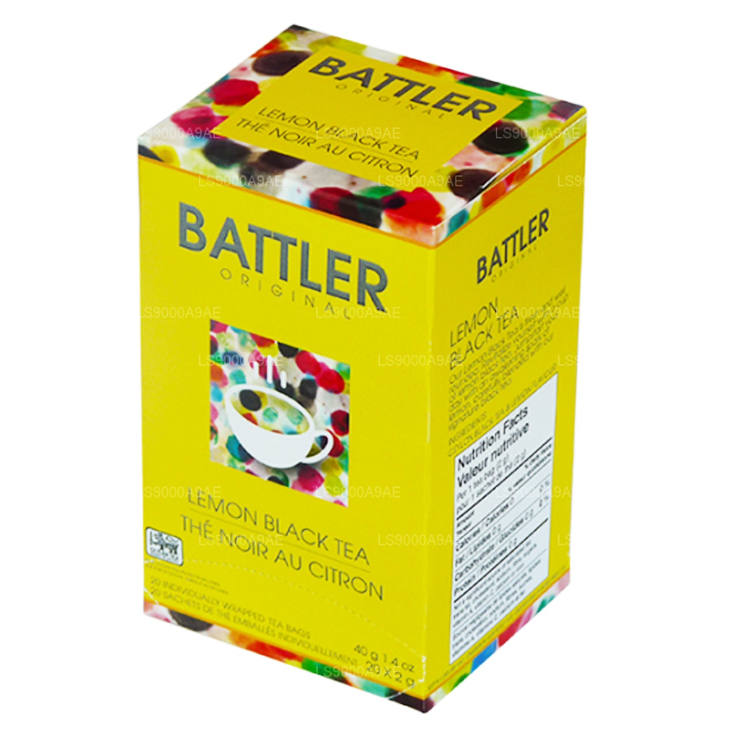 Té negro de limón Battler Original (40 g) 20 bolsitas de té