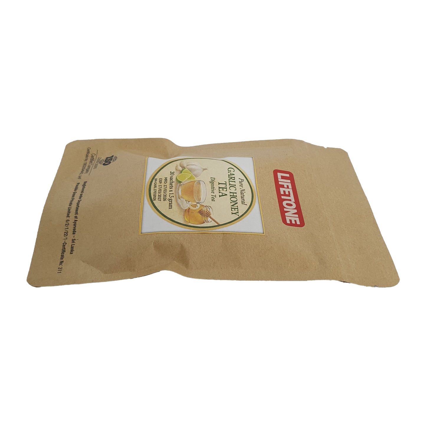 Té de ajo y miel Lifetone (40 g)