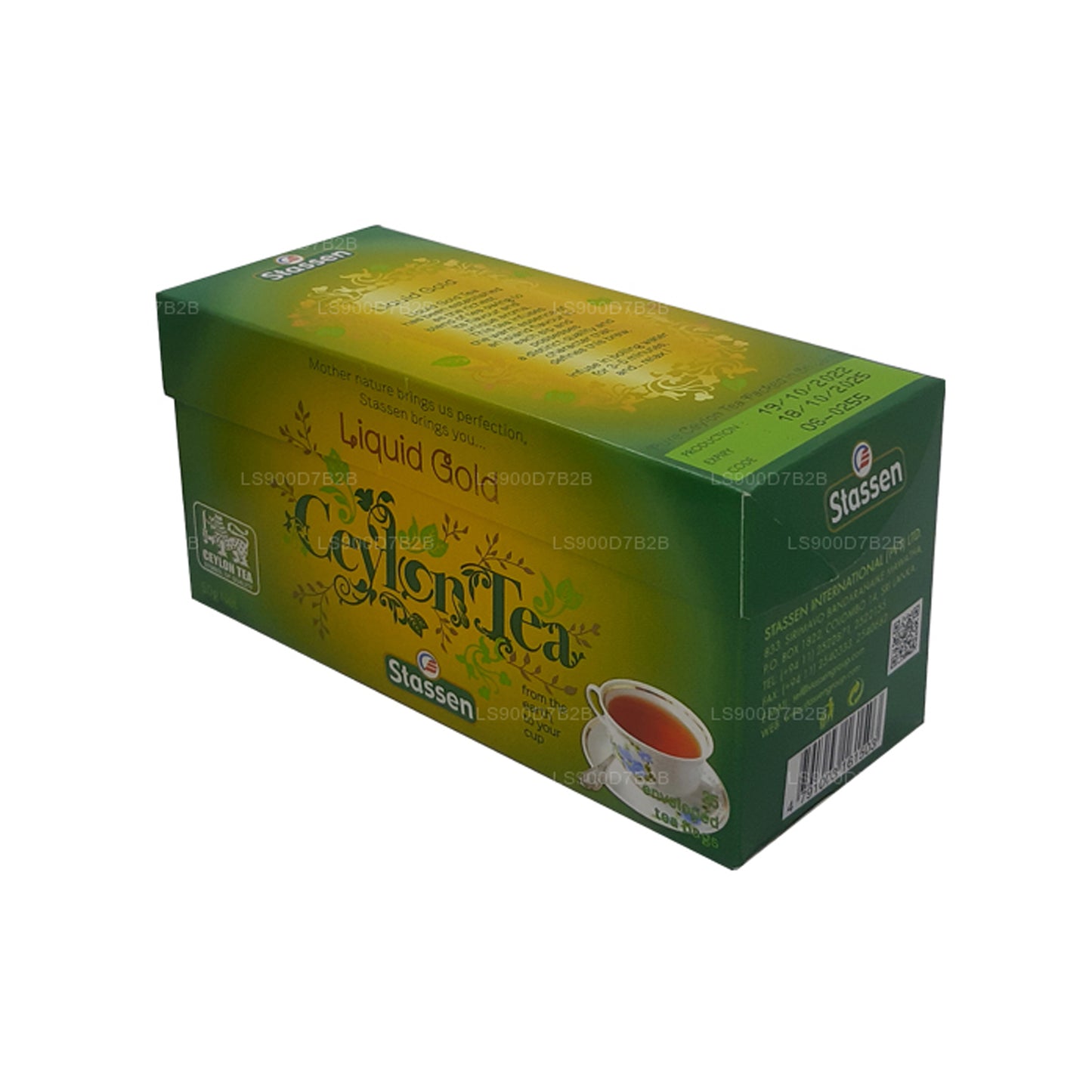 Té Stassen Liquid Gold (50 g) 25 bolsitas de té