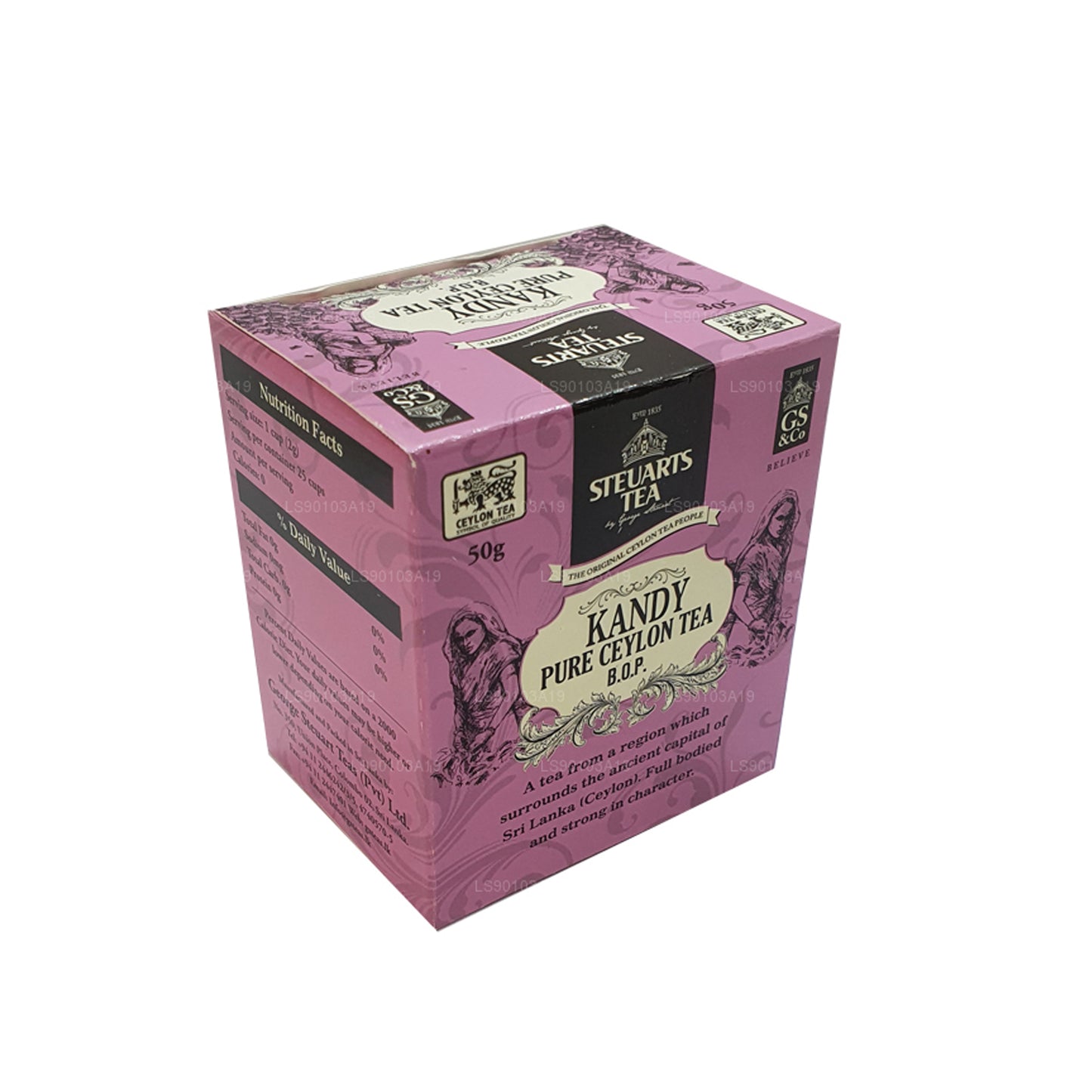 George Steuart Kandy BOP El té de hojas (50g)