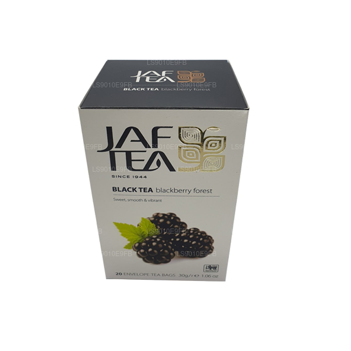 Bolsitas de té Jaf Tea Pure Fruits Collection de té negro con diseño de bosque de zarzamoras (30 g)