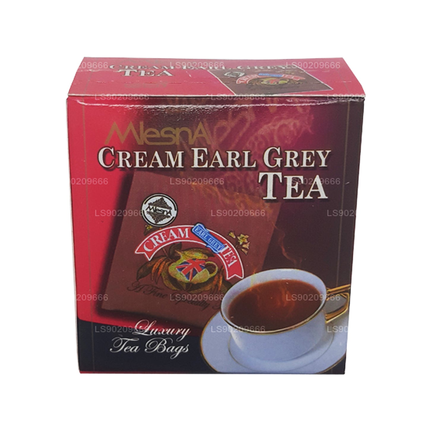 Té Mlesna Cream Earl Grey (20 g), 10 bolsitas de té de lujo