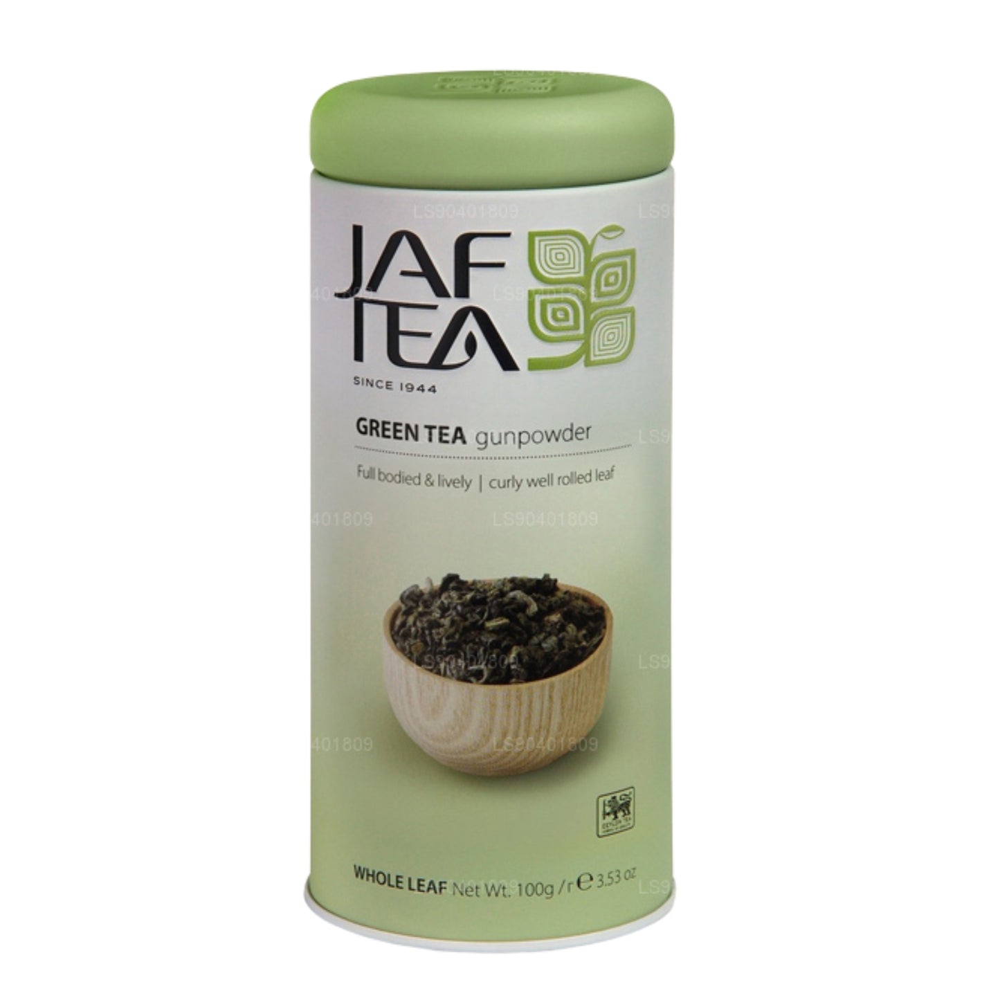 Carrito para pólvora Jaf Tea Pure Green Collection (100 g)