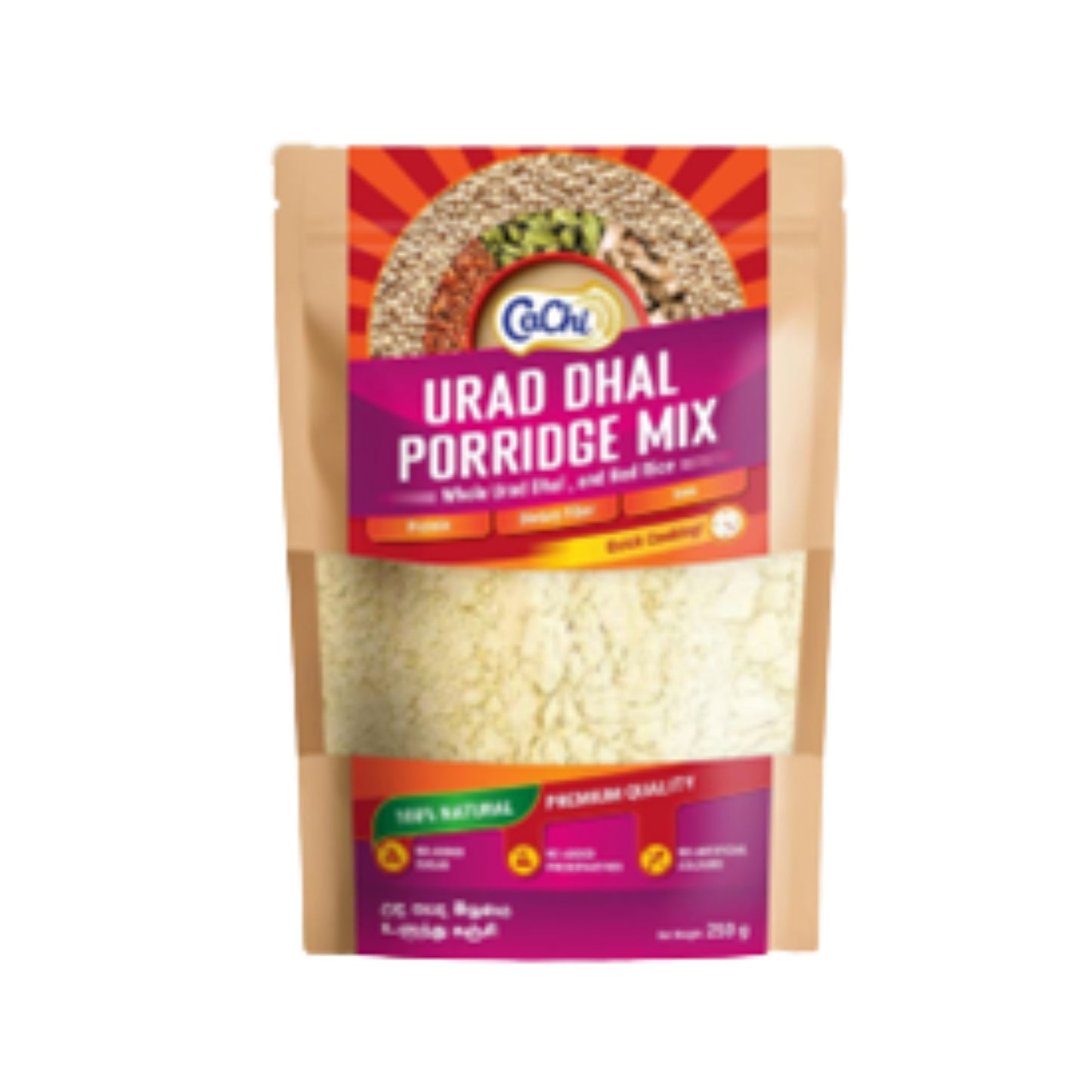 Mezcla para gachas de lentejas urad CaChi (250g)