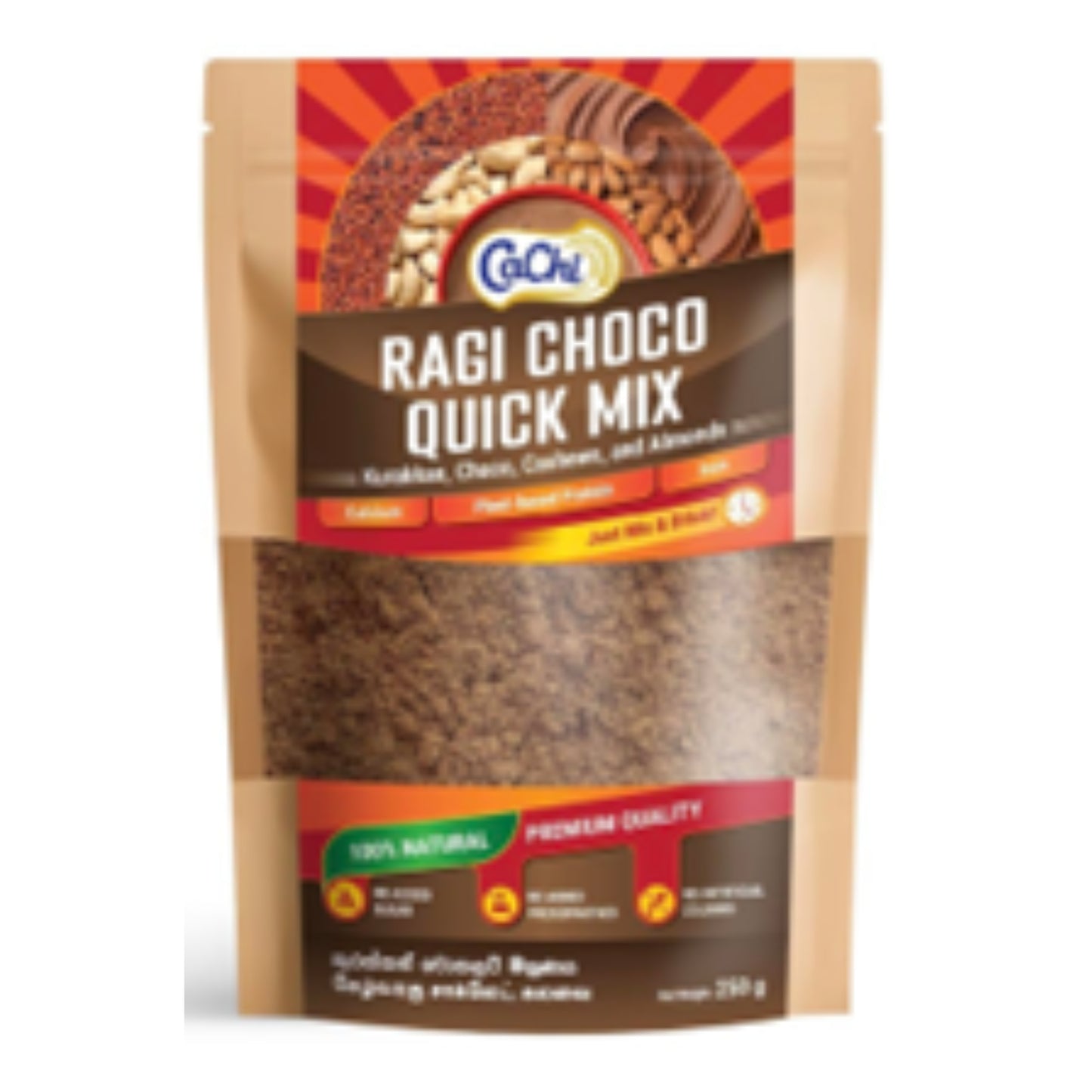 CaChi Mezcla rápida de chocolate y mijo (250g)