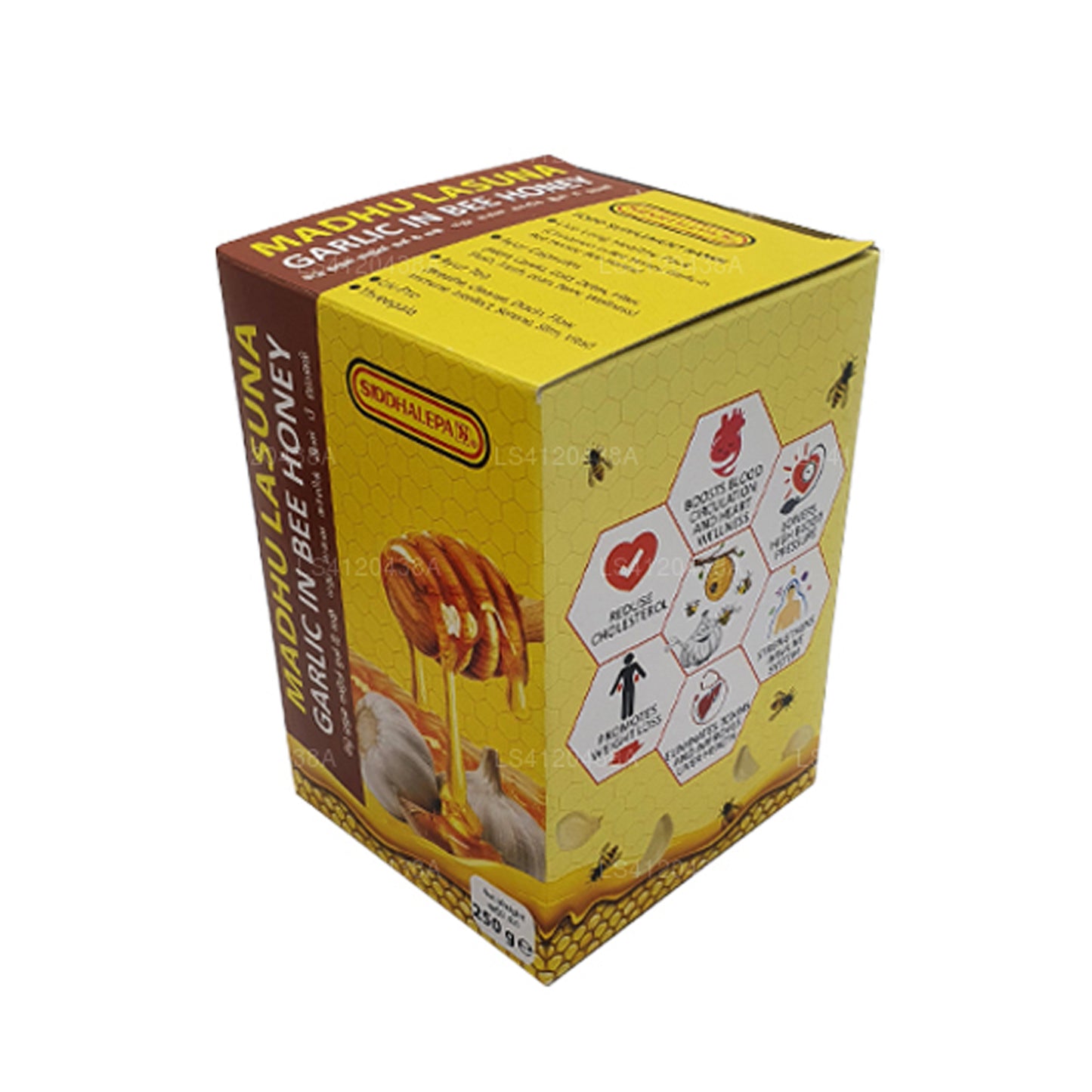Siddhalepa Madhu Lasuna de ajo en miel de abeja (250 g)