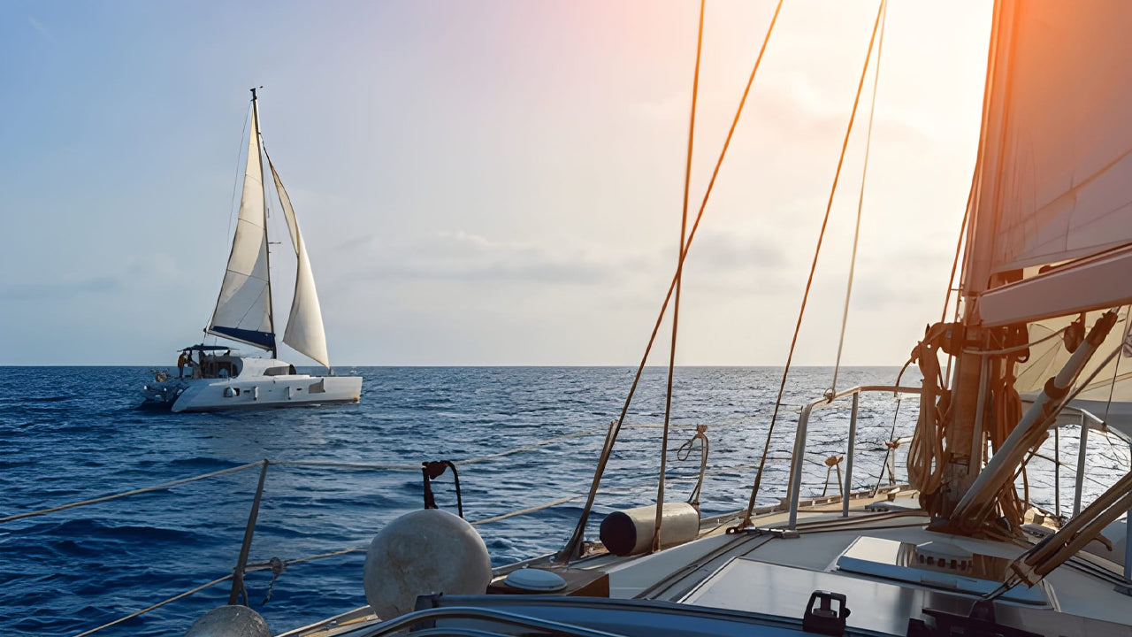 Sailing from Galle