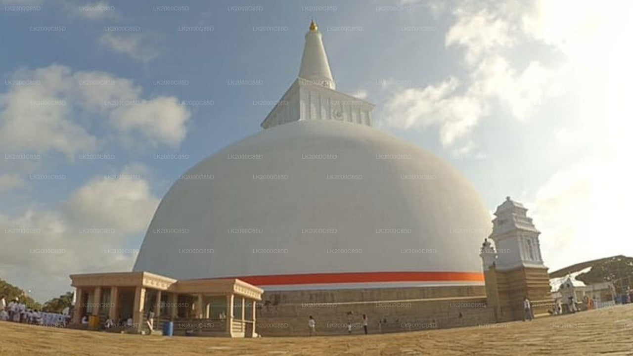 Visita guiada al área sagrada de Anuradhapura con entradas incluidas.