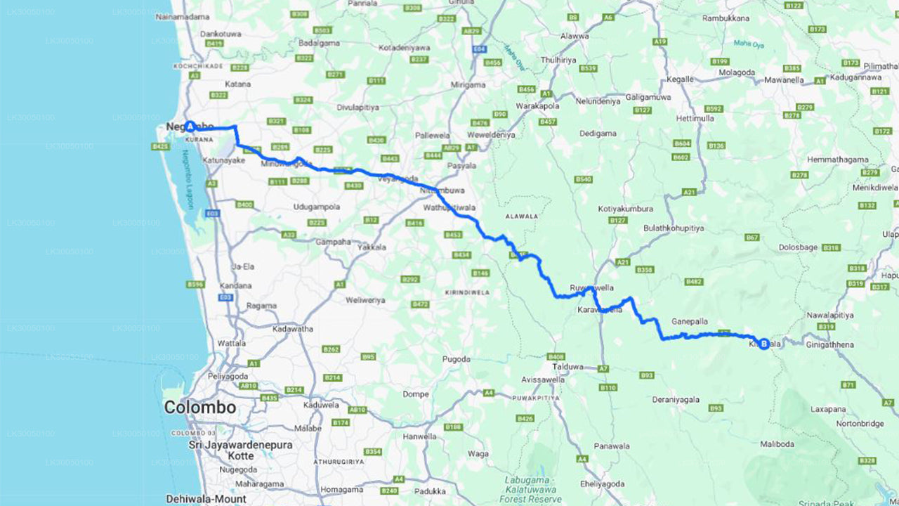 Rafting en aguas bravas desde Negombo