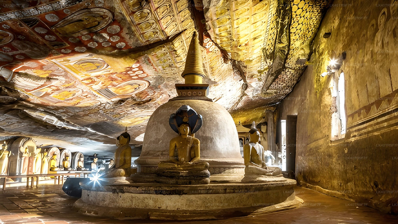 Traslado privado de Colombo a Sigiriya con paradas turísticas.