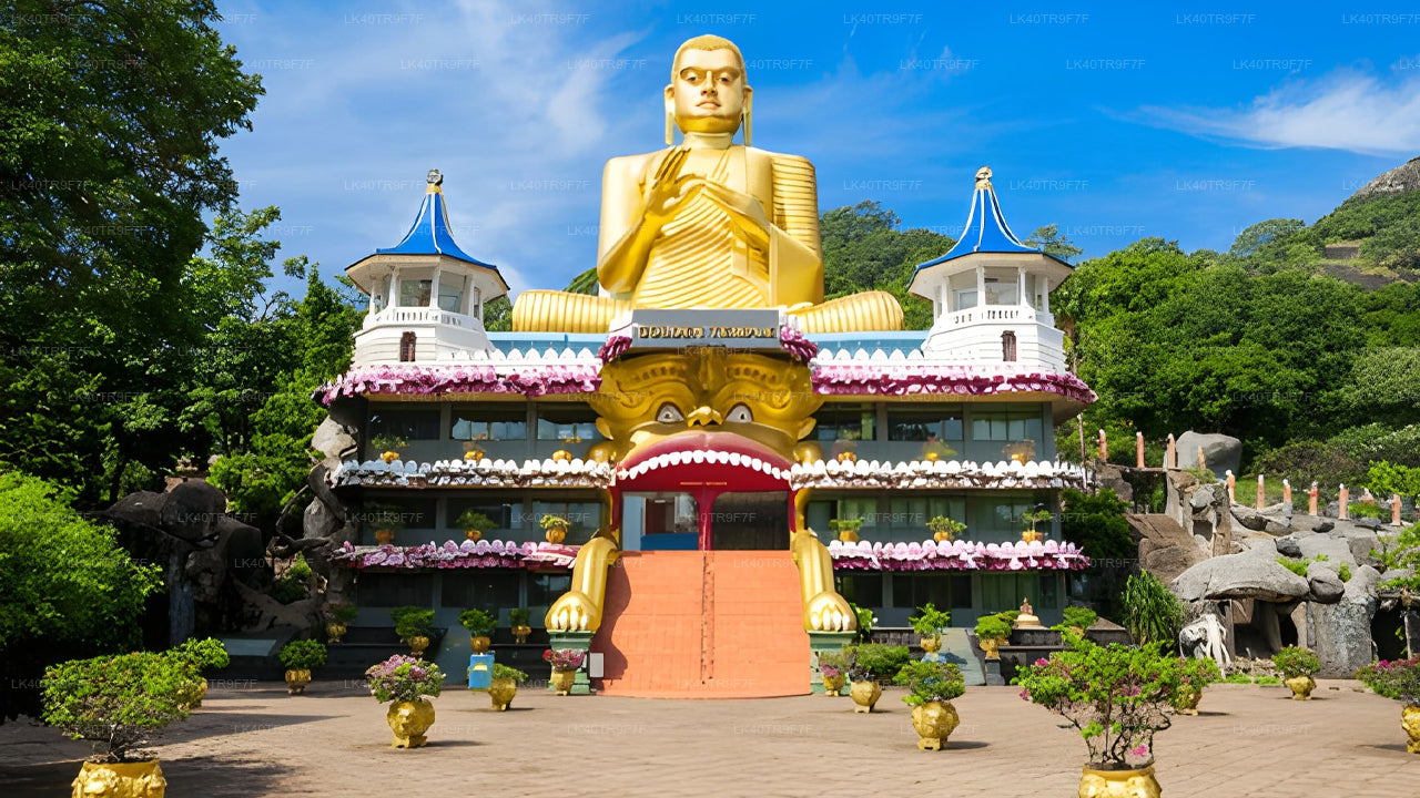 Traslado privado de Colombo a Sigiriya con paradas turísticas.