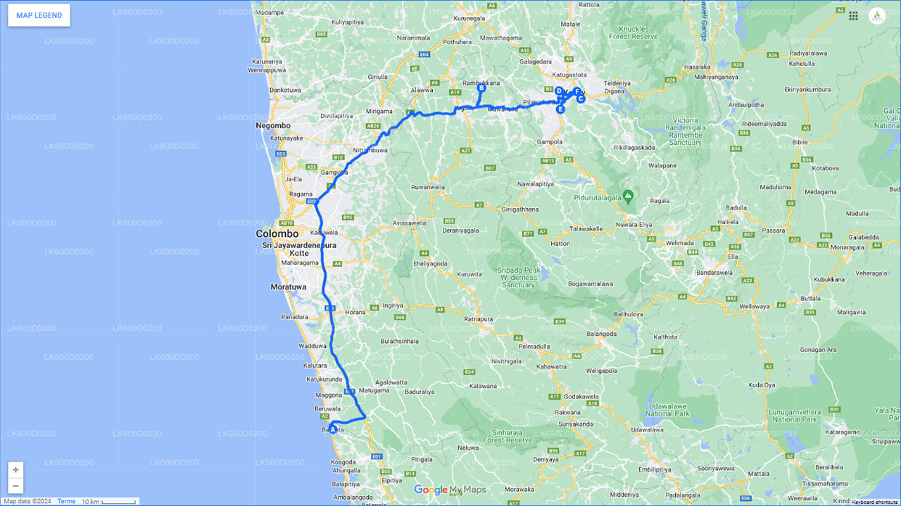 Recorrido por la ciudad de Kandy desde Bentota