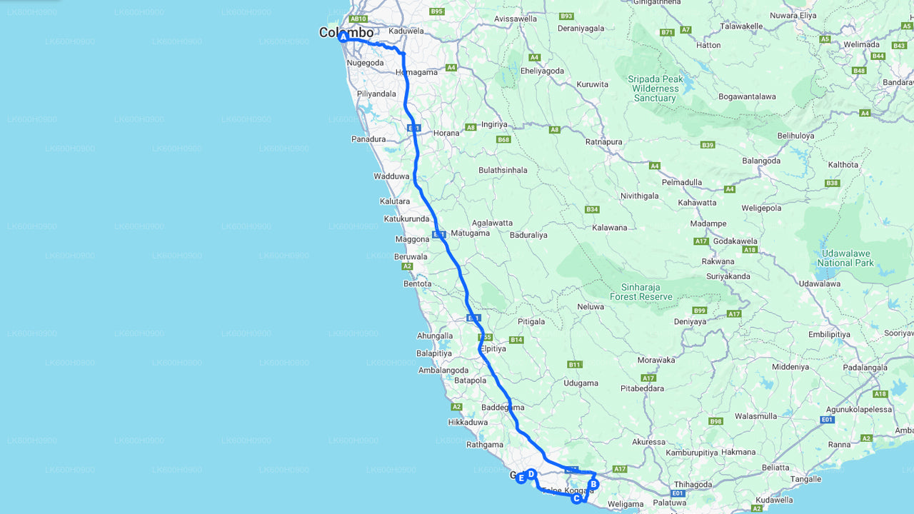 Lo más destacado de la costa sur desde Colombo