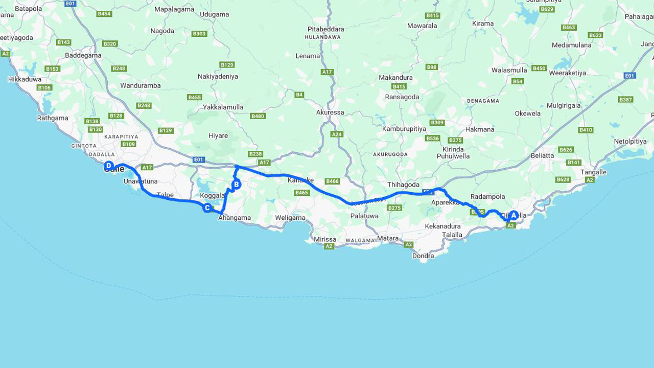 Lo más destacado de la costa sur desde Dikwella