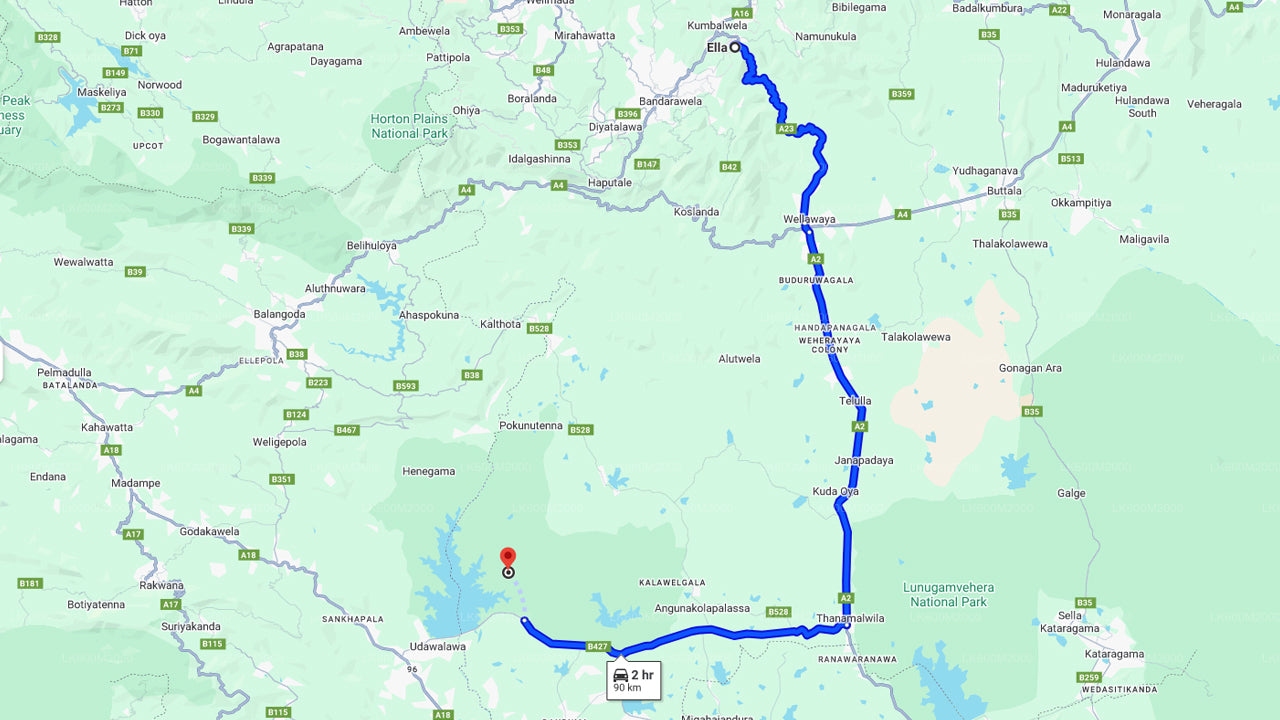 Safari por el Parque Nacional Udawalawe desde Ella