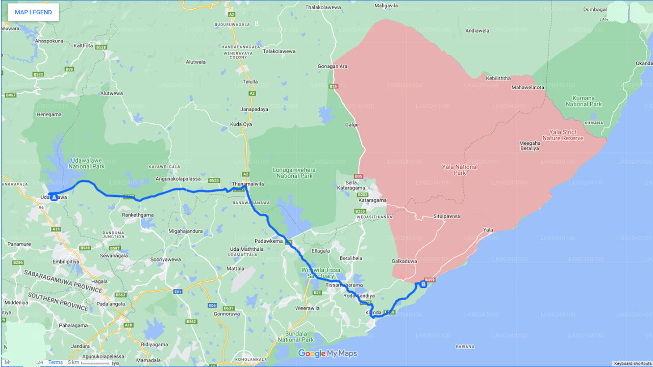 Safari en el Parque Nacional Yala desde Udawalawe