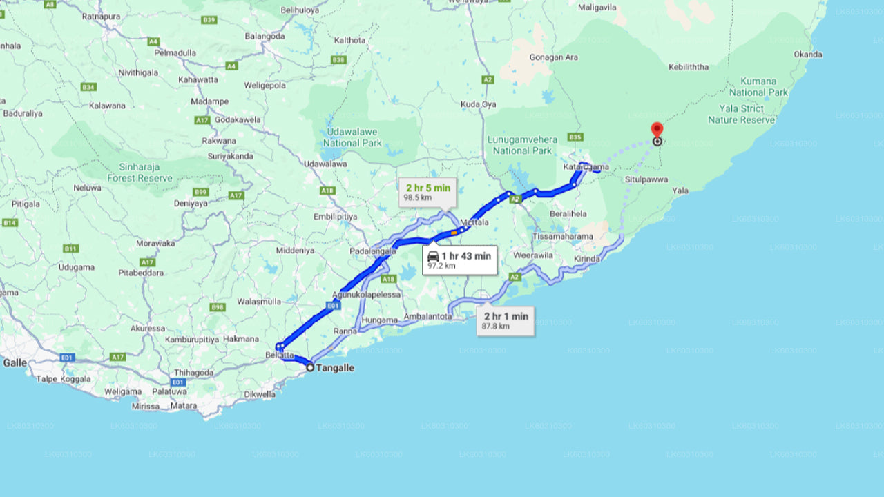 Safari en el Parque Nacional de Yala desde Tangalle