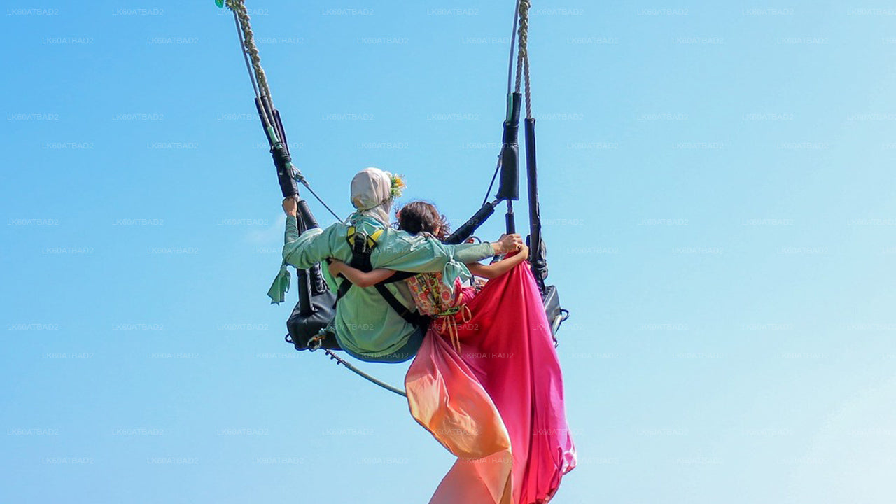 Swing at Ambuluwawa with Panoramic Kandy Views