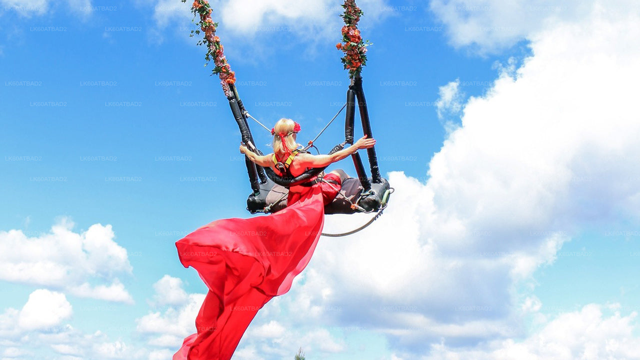 Swing at Ambuluwawa with Panoramic Kandy Views