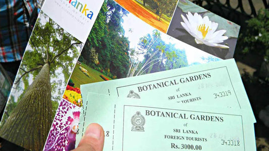 Entradas al jardín botánico de Peradeniya