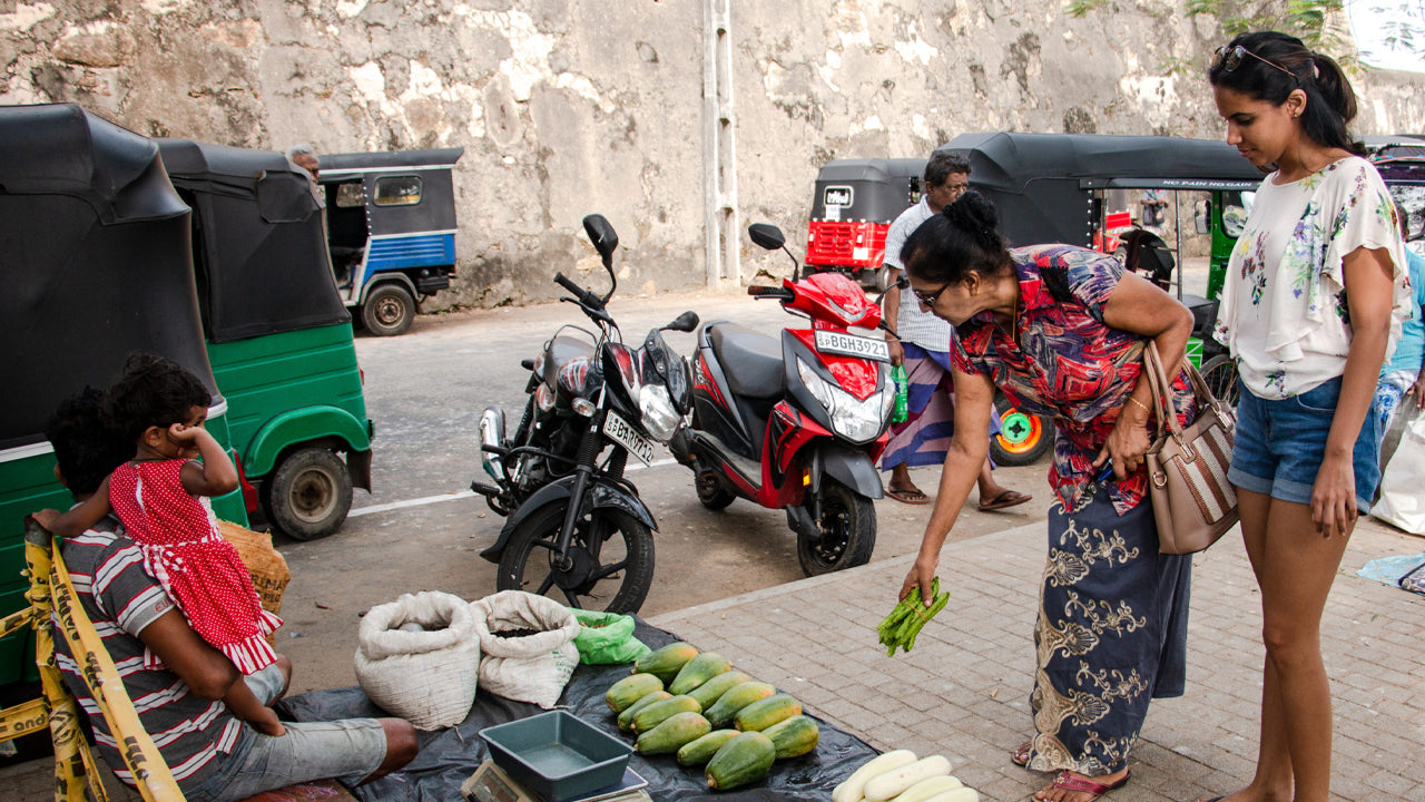 Visita al mercado y clase de cocina de Sri Lanka desde Unawatuna