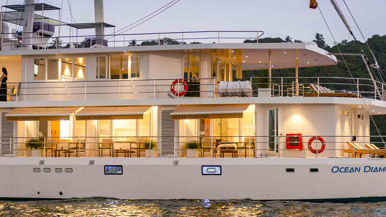 Experiencia de crucero nocturno desde Mirissa en el Ocean Diamond