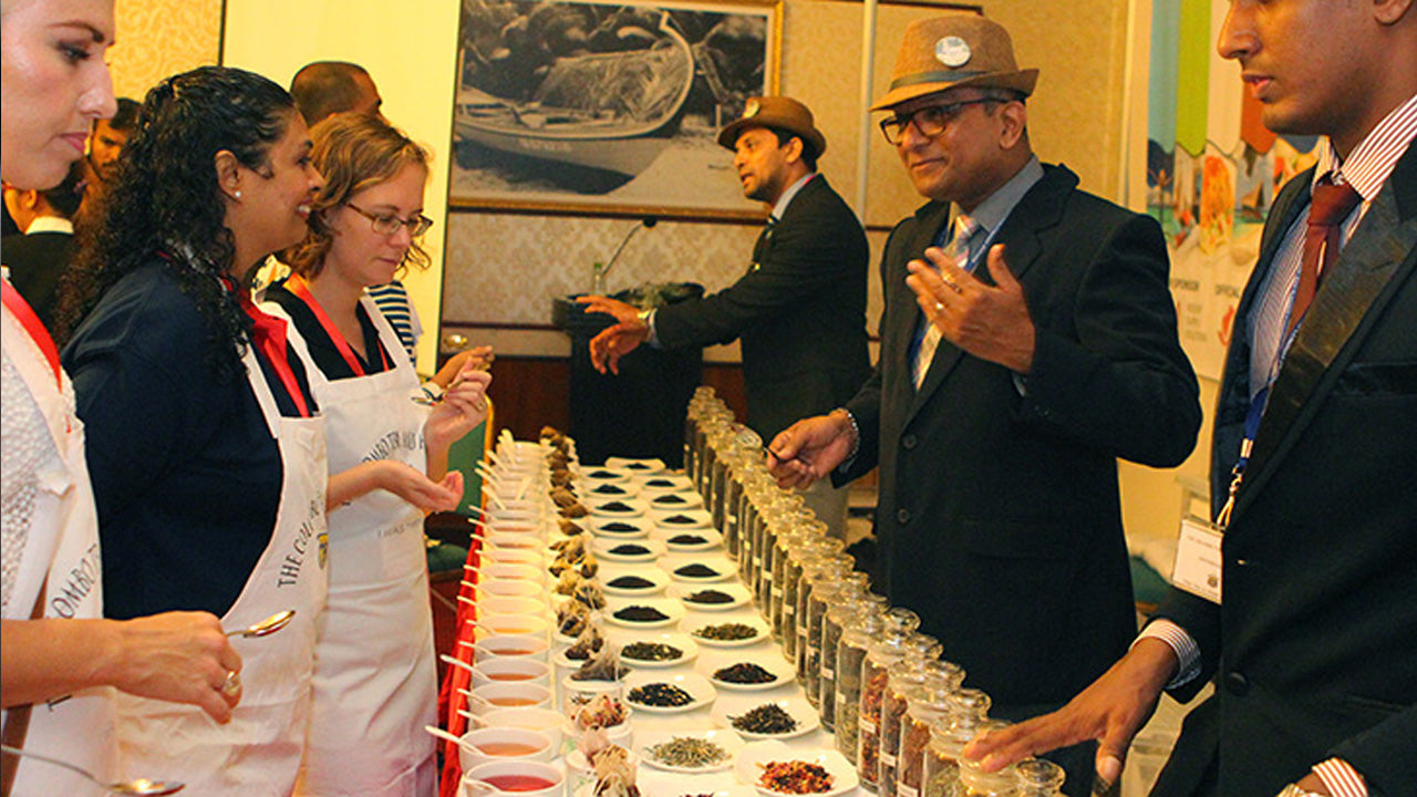 Cata de té de Ceilán en Colombo