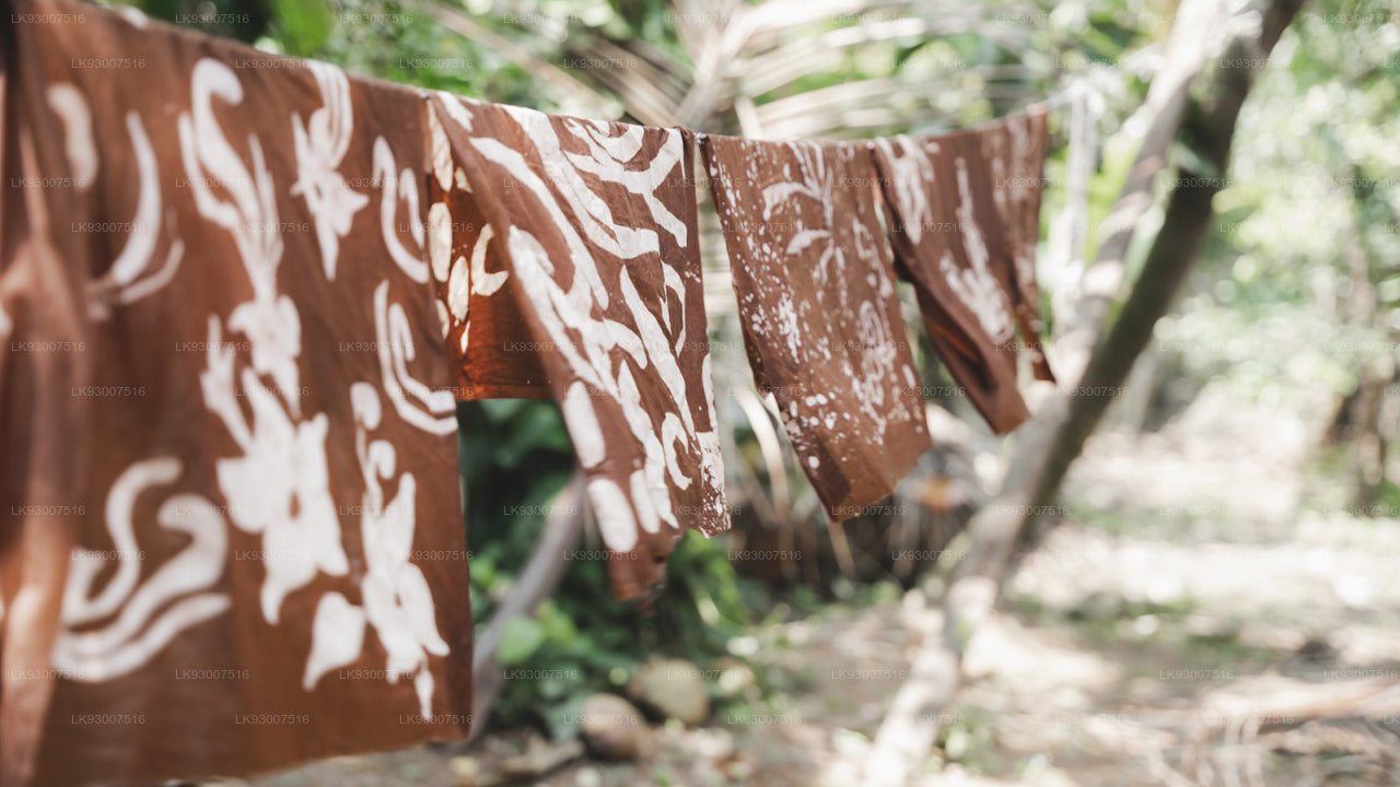 Experiencia de fabricación de batik en Koggala